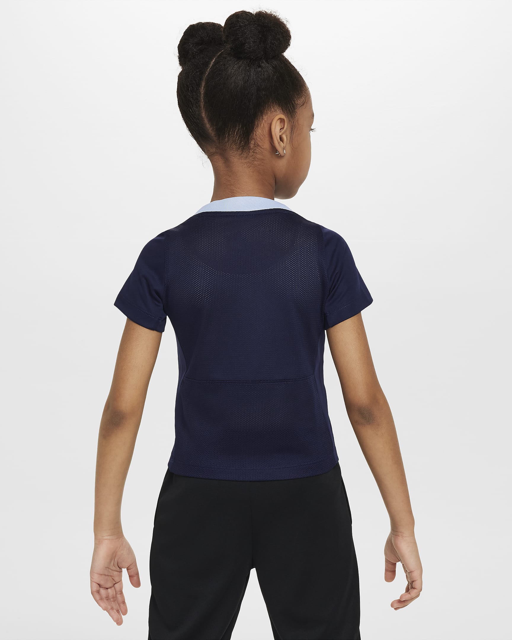FFF Academy Pro Younger Kids' Nike Dri-FIT Football Short-Sleeve Top - Blackened Blue/Cobalt Bliss