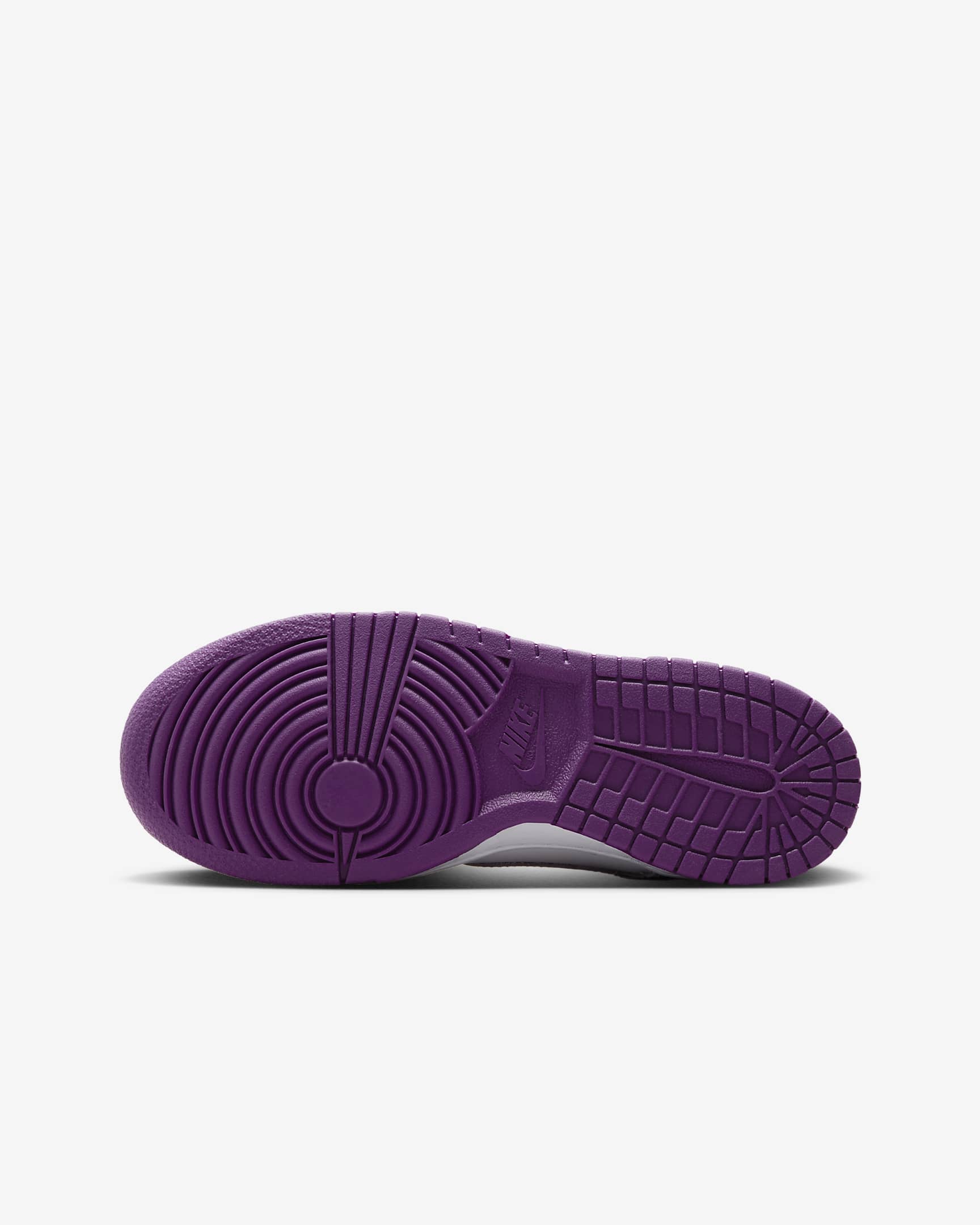 Nike Dunk Low Older Kids' Shoes - White/Platinum Violet/Viotech