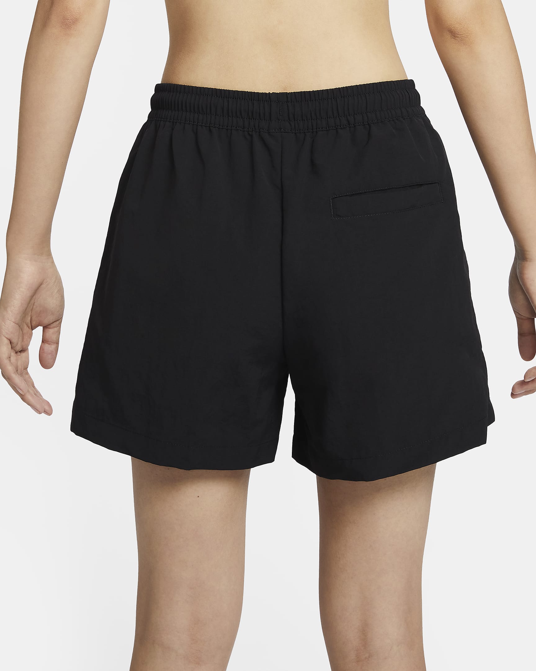 Nike Sportswear Everything Wovens Women's Mid-Rise 12.5cm (approx.) Shorts - Black/White