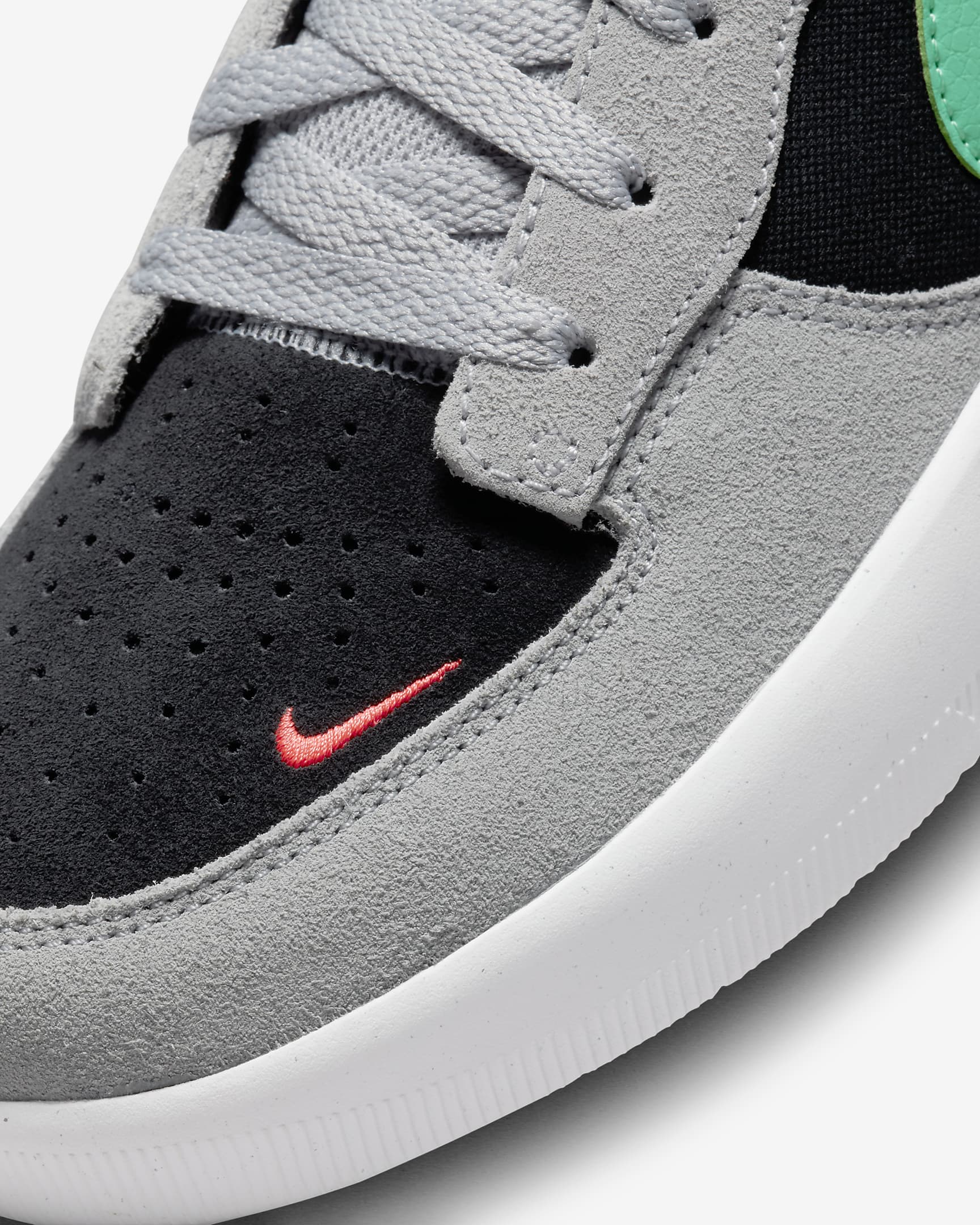 Nike SB Force 58 滑板鞋 - Wolf Grey/黑色/Wolf Grey/Light Menta