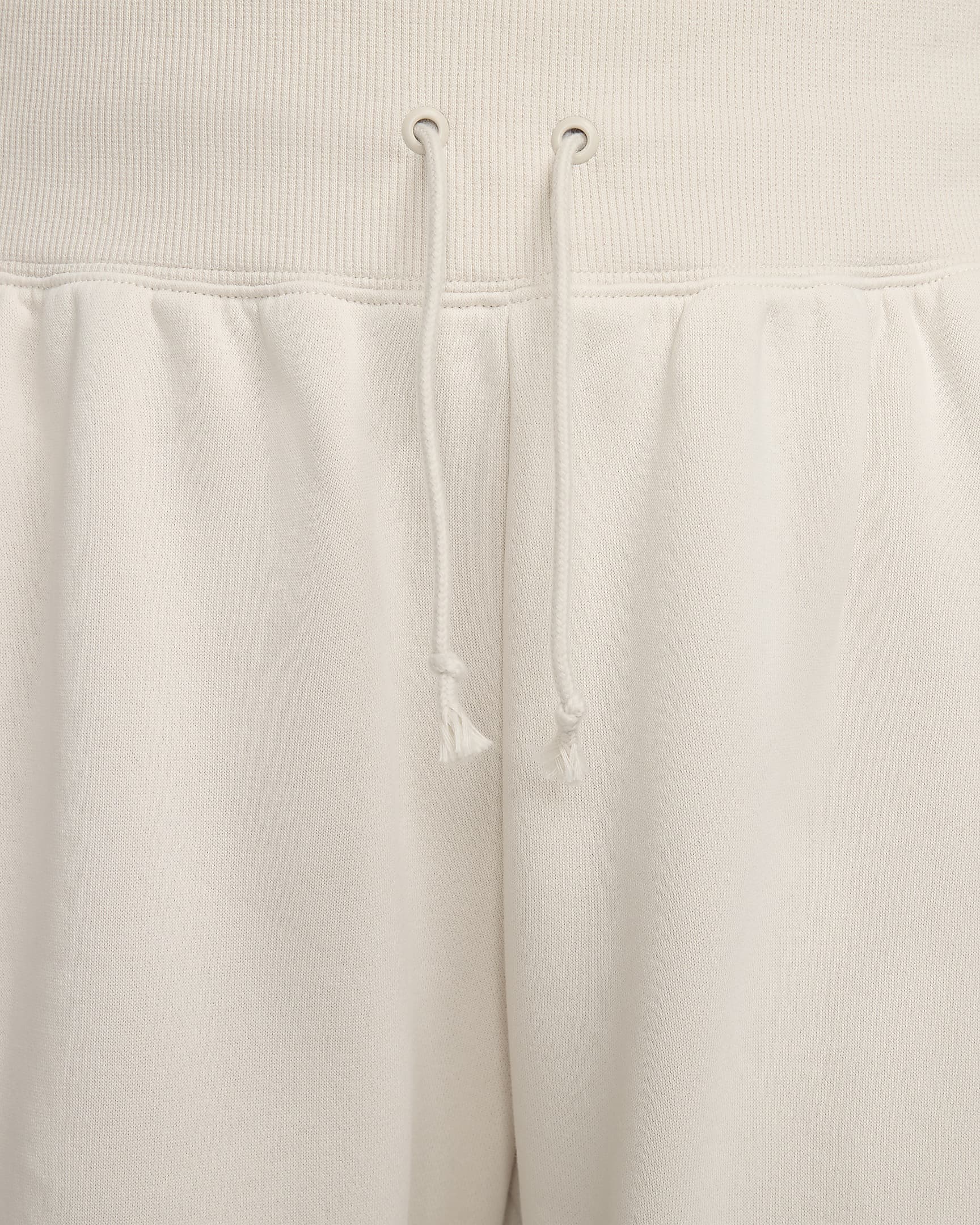 Pantalon de survêtement à taille haute et coupe ample au niveau des jambes Nike Sportswear Phoenix Fleece pour femme (grande taille) - Light Orewood Brown/Sail