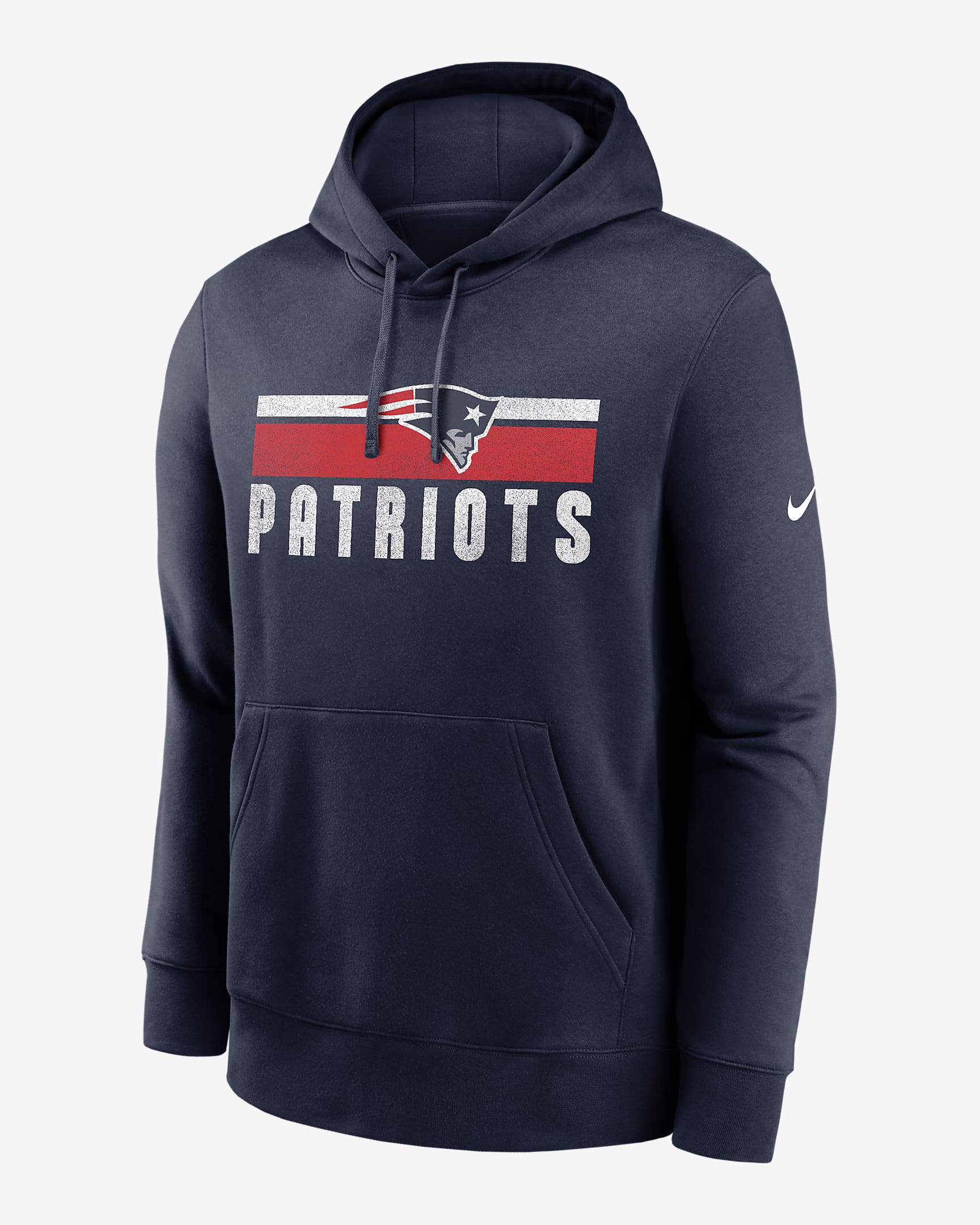 Sudadera con gorro sin cierre Nike de la NFL para hombre New England ...