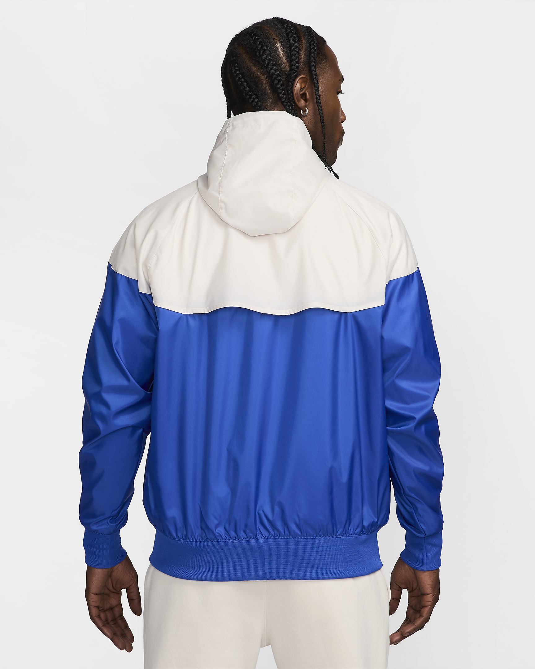 Nike Sportswear Windrunner Men's Hooded Jacket - Game Royal/Light Orewood Brown/Game Royal