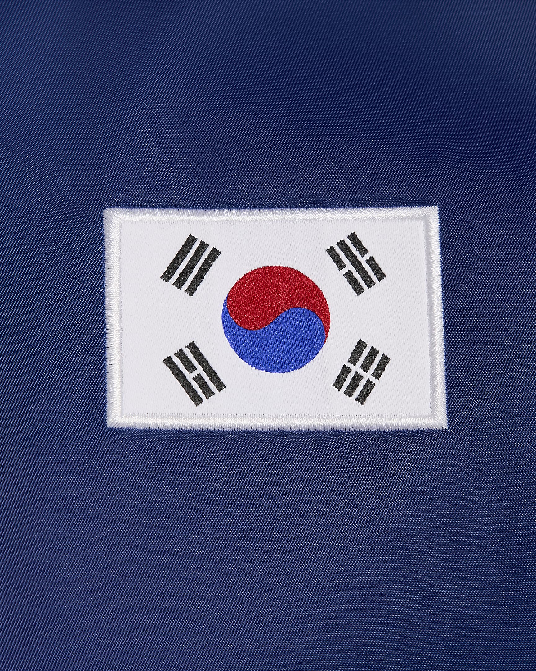 Korea Dugout Men's Nike Breaking Satin Jacket - Deep Royal Blue/White/Old Royal