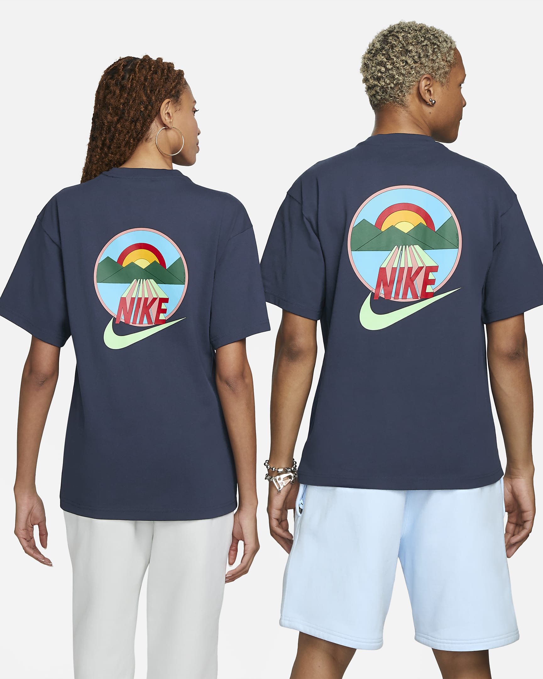 Nike-T-shirt - Obsidian