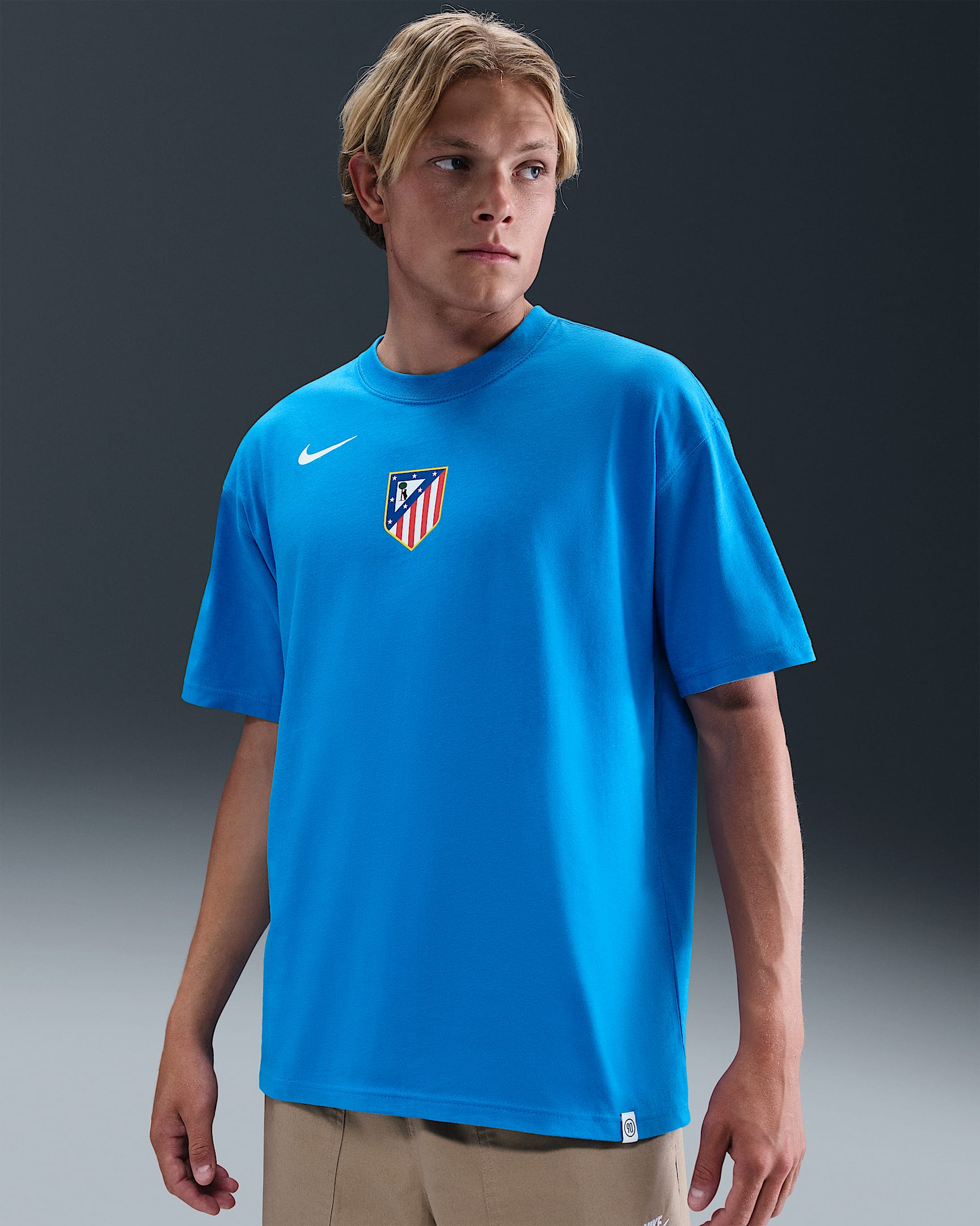 Atlético Madrid Men's Nike Total 90 Football T-Shirt - Photo Blue