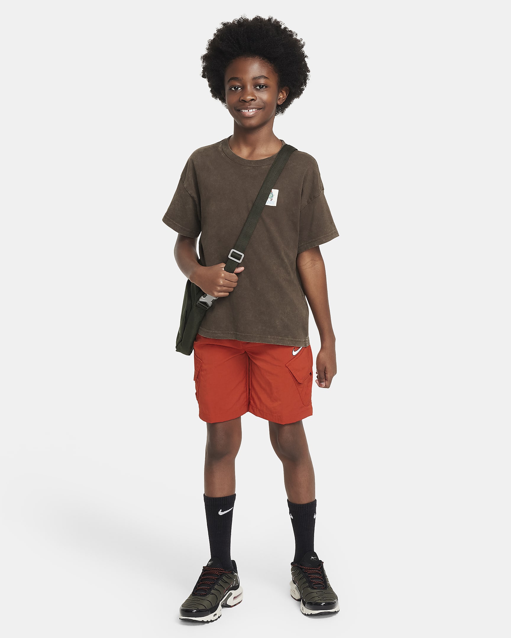 Nike Sportswear Older Kids' T-Shirt - Cacao Wow