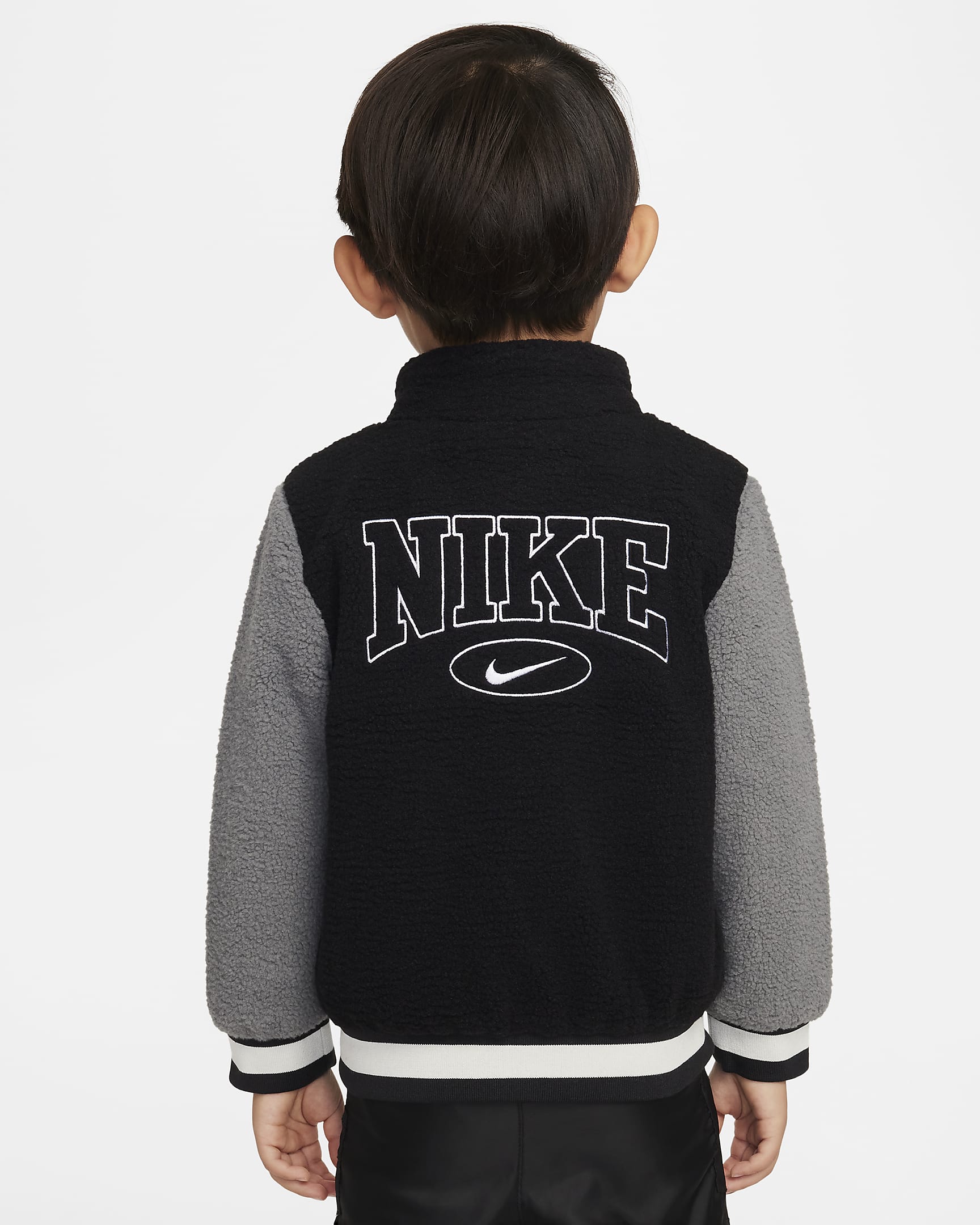 Nike Toddler High-Pile Jacket - Black