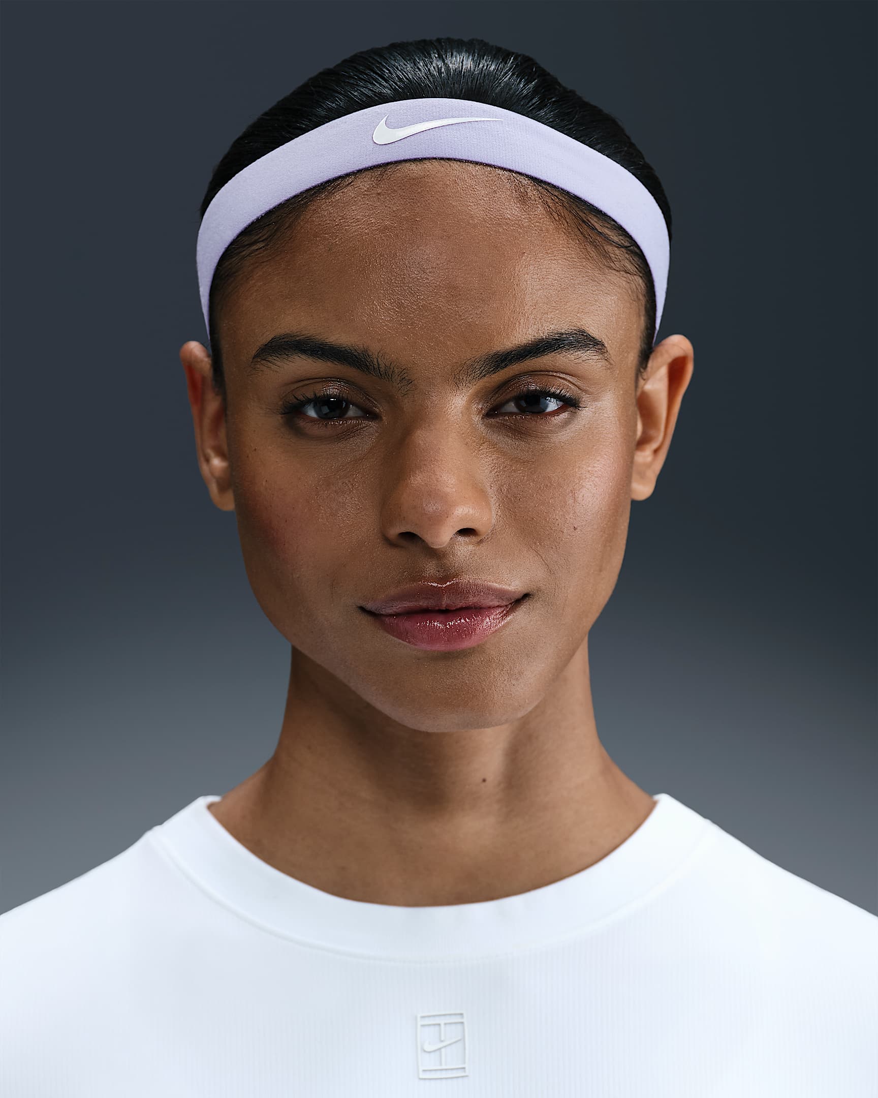 Pannband Nike Flex (2-pack) - Lilac Ice/Light Silver/Vit