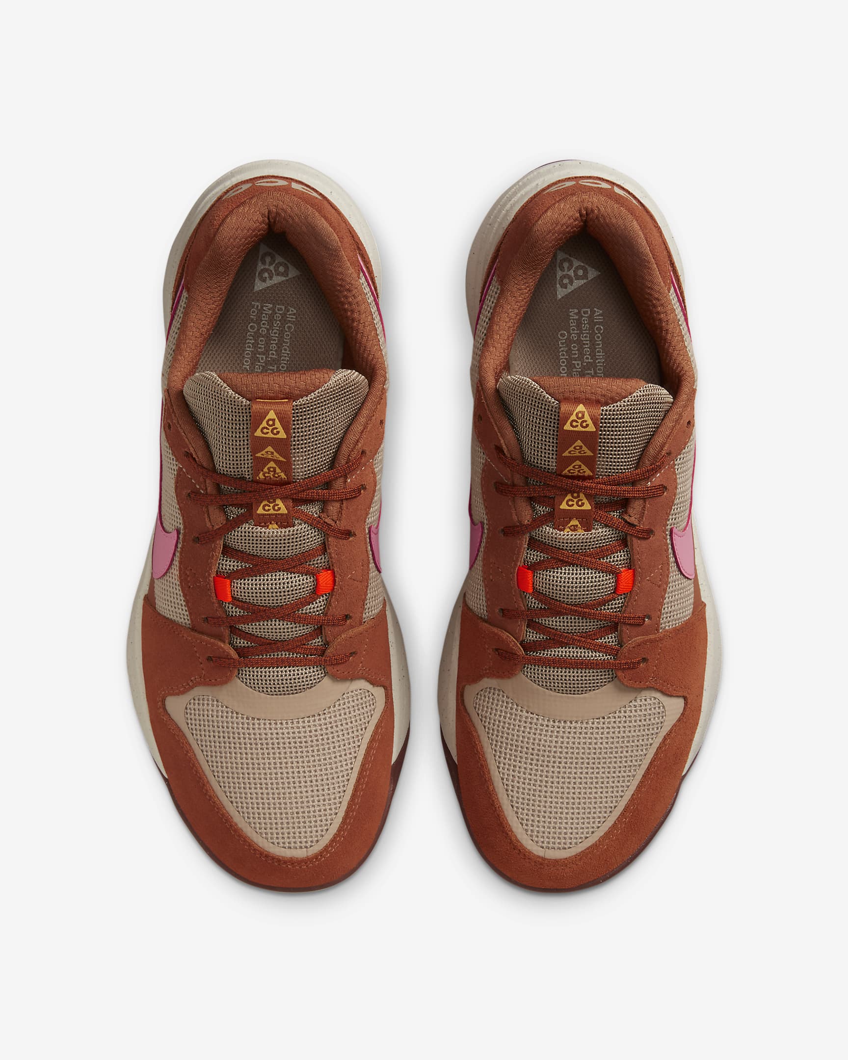 Nike ACG Lowcate Shoes - Hemp/Dark Russet/Total Orange/Coral Chalk