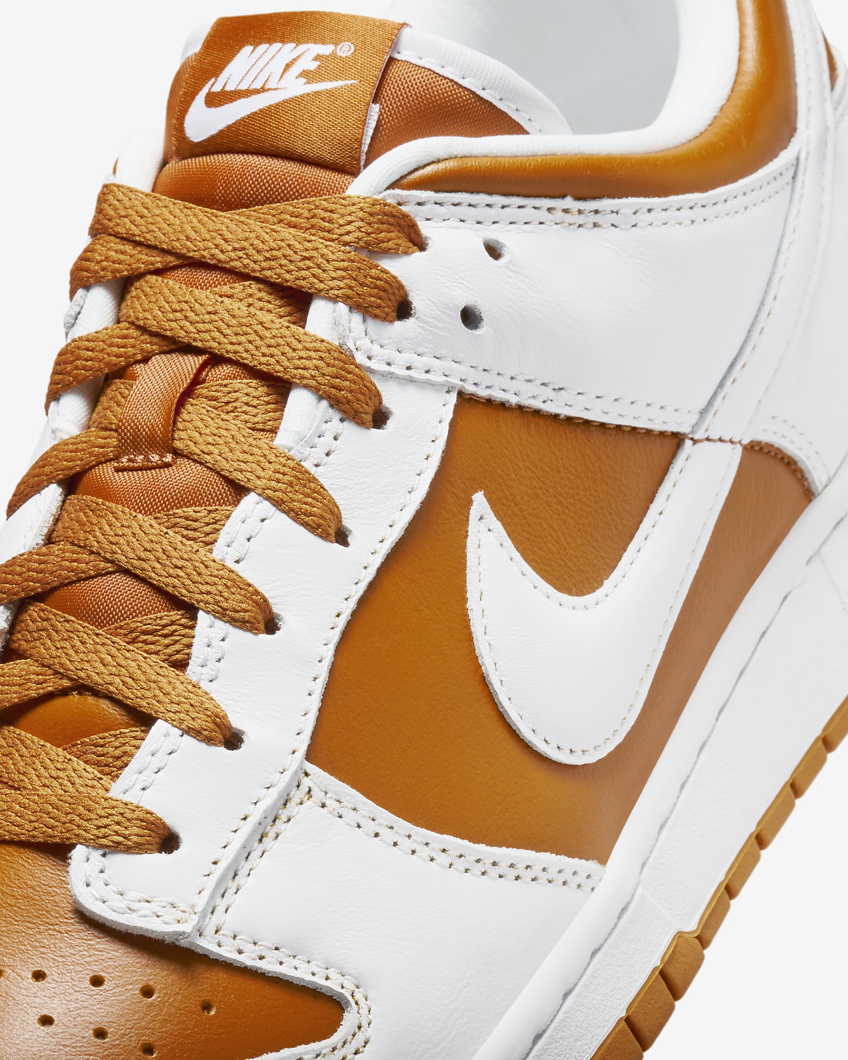 Nike Dunk Low Zapatillas - Hombre - Dark Curry/Blanco