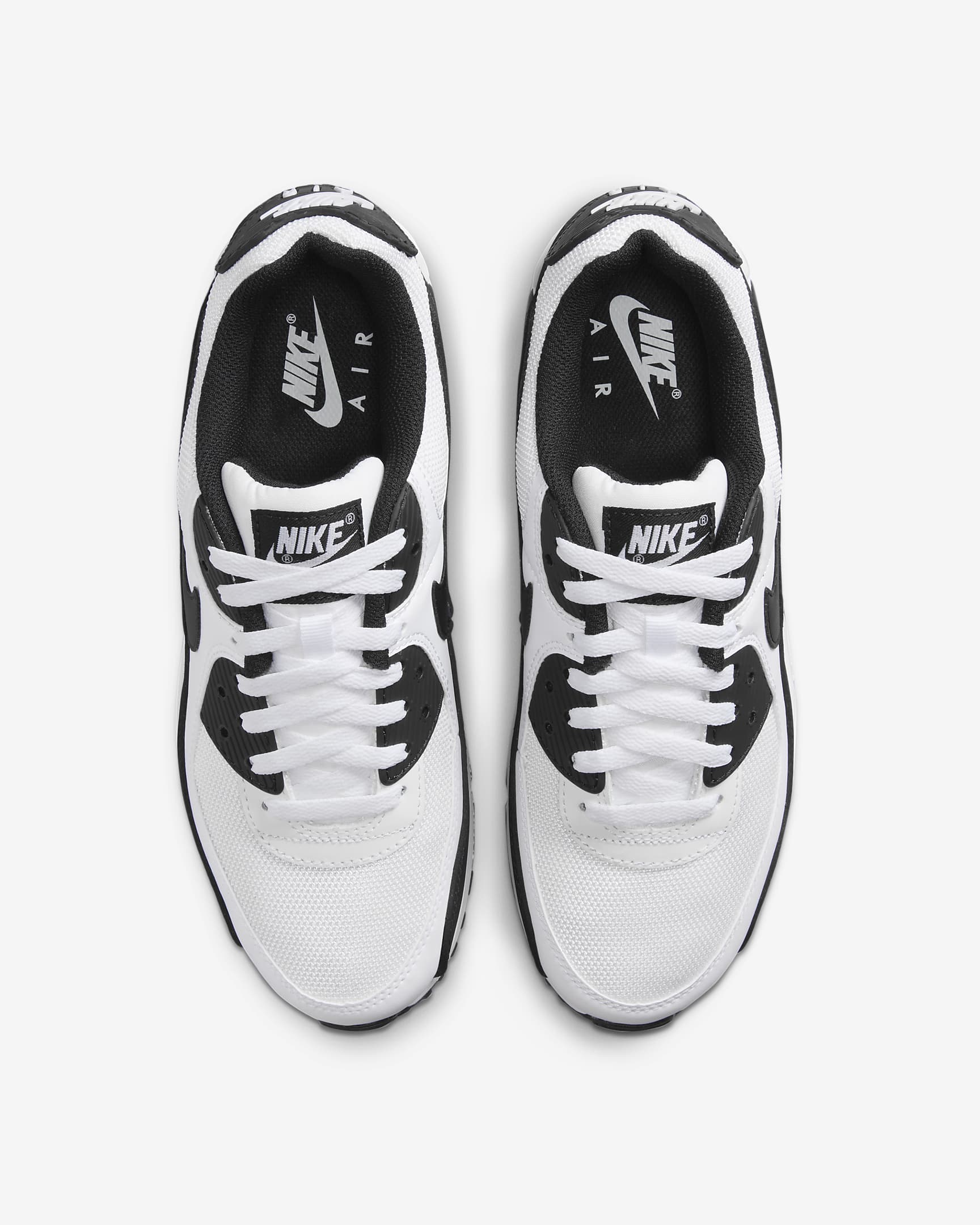 Nike Air Max 90 Men's Shoes - White/White/Black