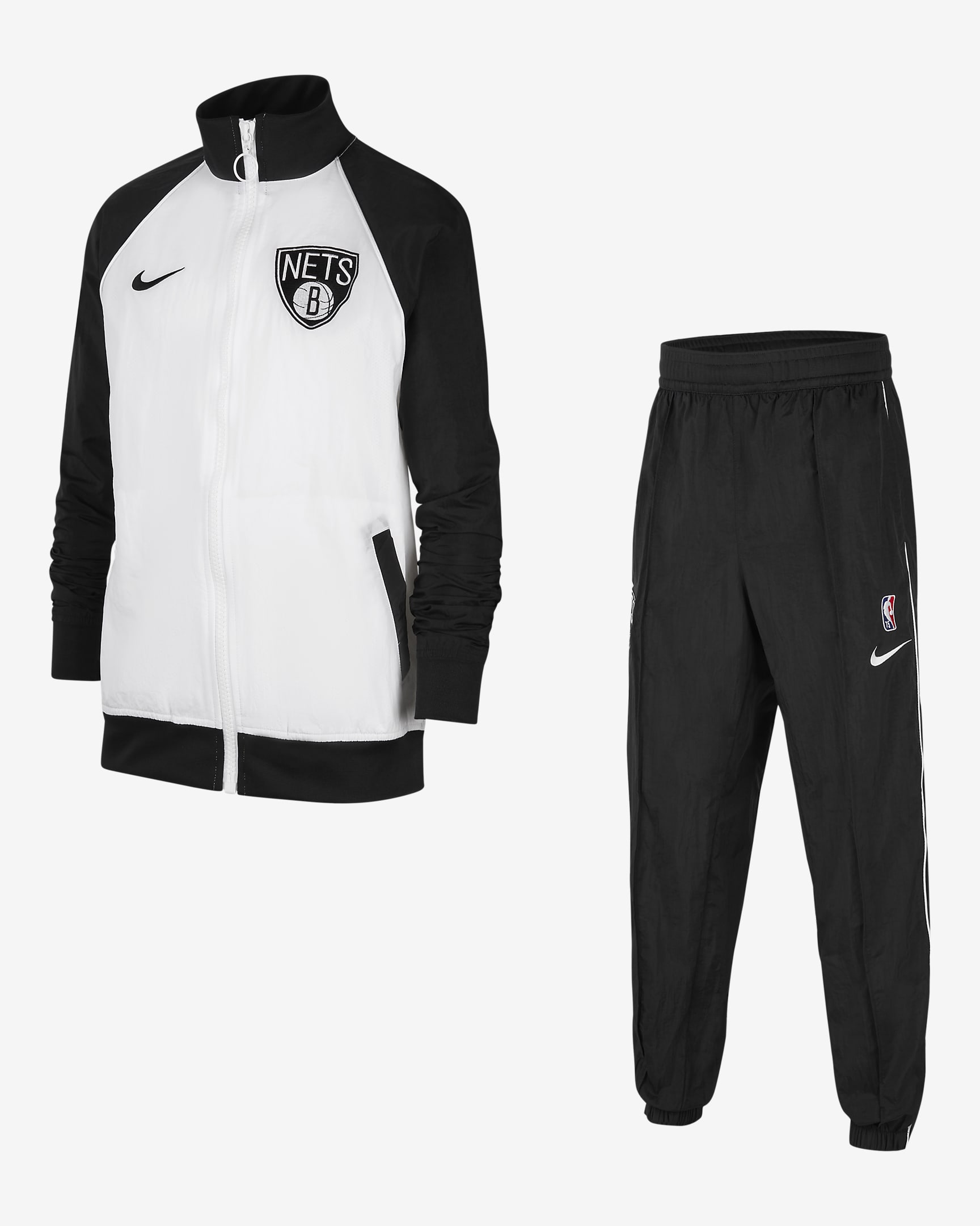 Brooklyn Nets Courtside Older Kids' Nike NBA Tracksuit. Nike BE