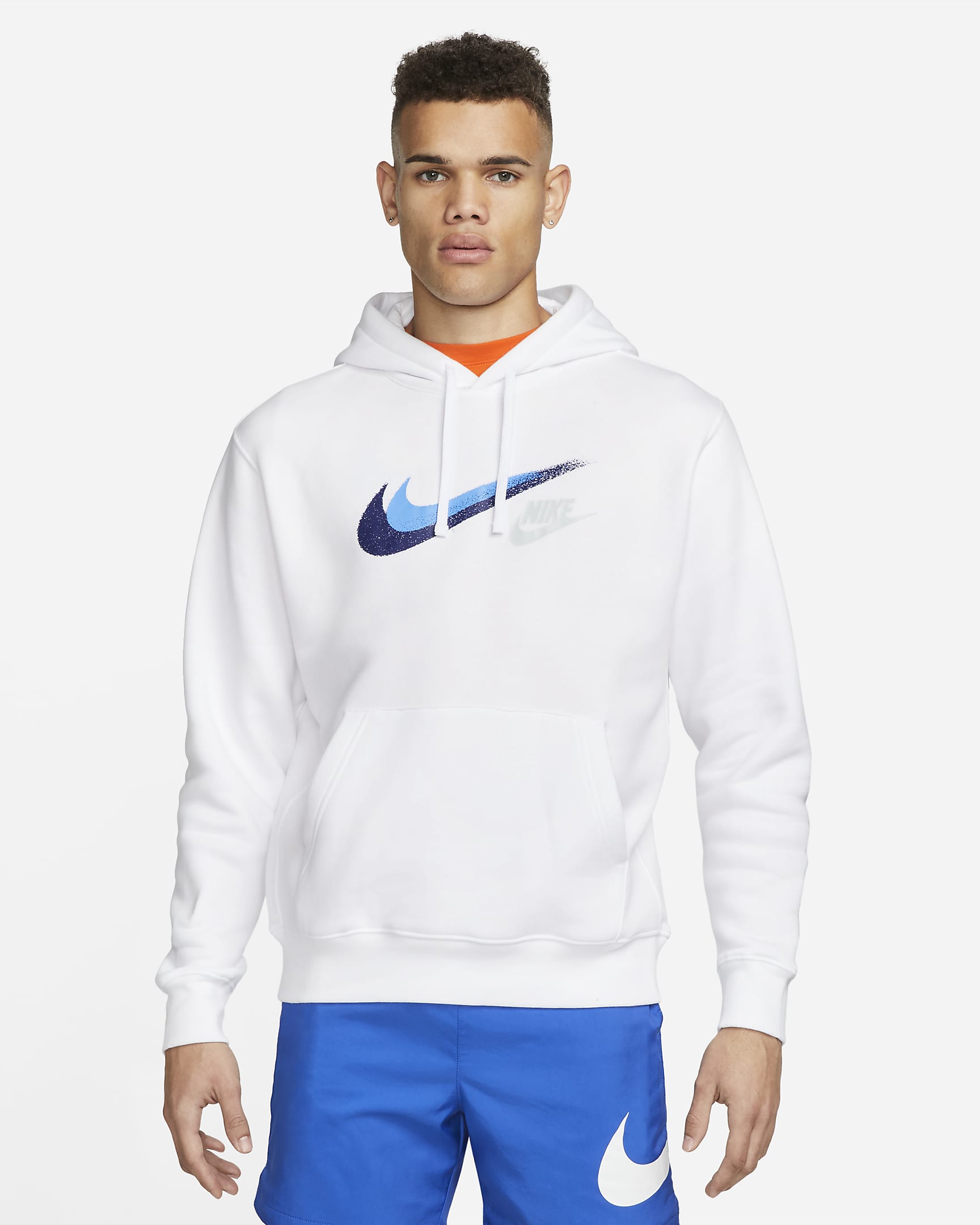 Huvtröja Nike Sportswear för män - Vit