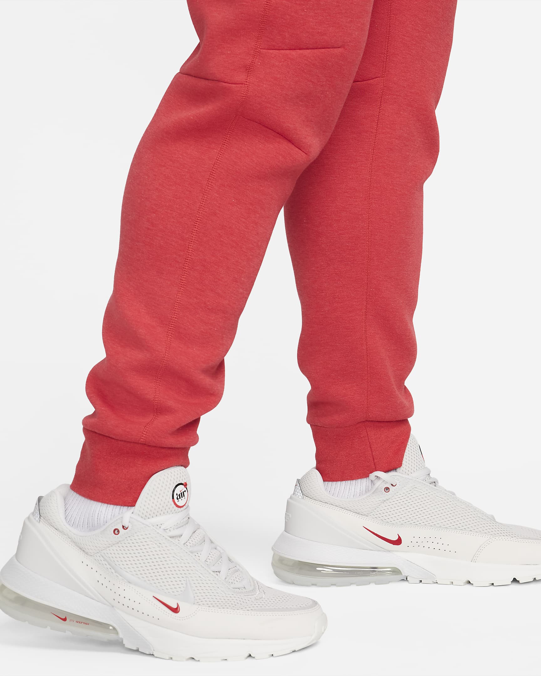 Nike Sportswear Tech Fleece Men's Joggers - Light University Red Heather/Black