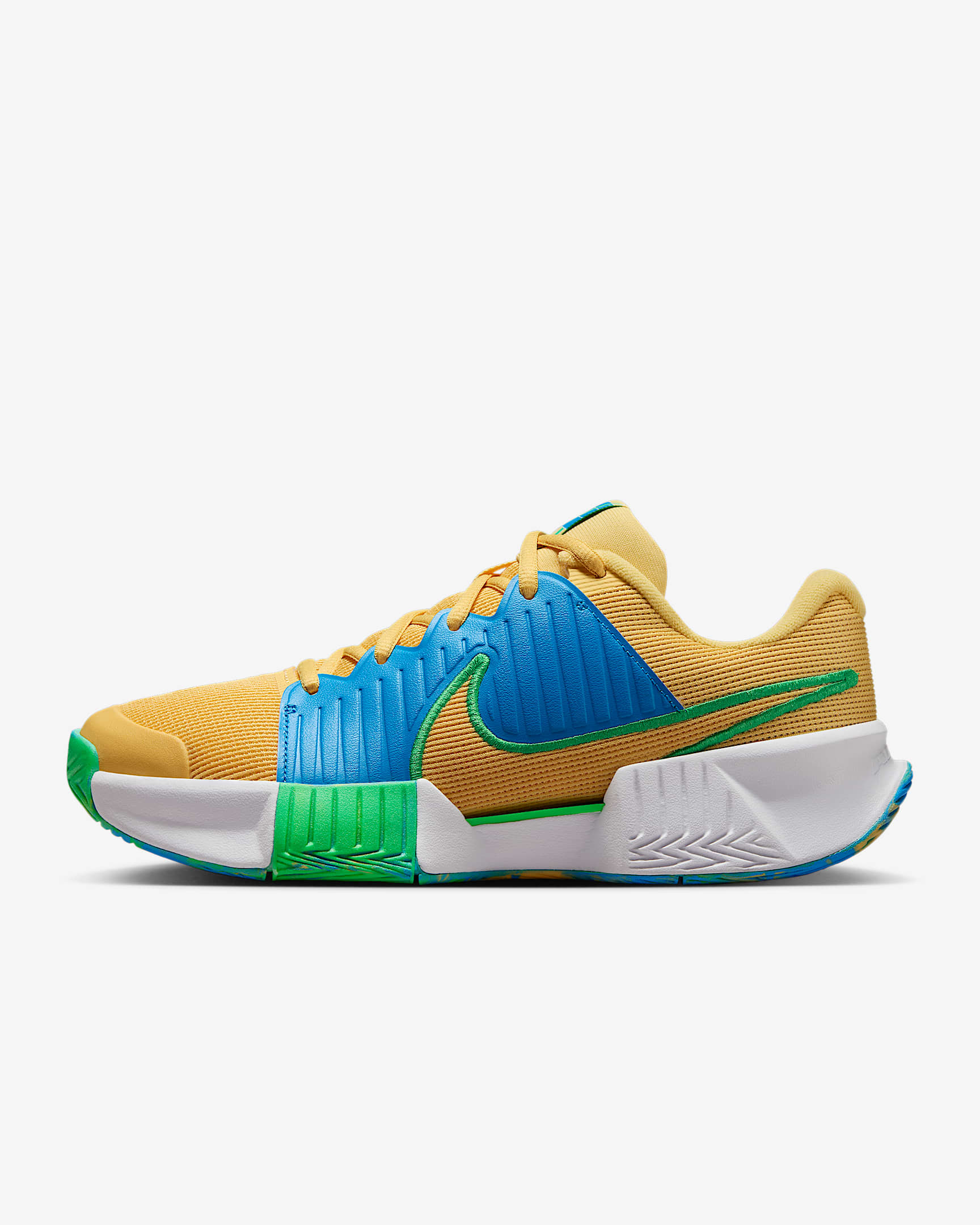 Nike Zoom Challenge Women's Pickleball Shoes - Topaz Gold/Blue Hero/White/Topaz Gold