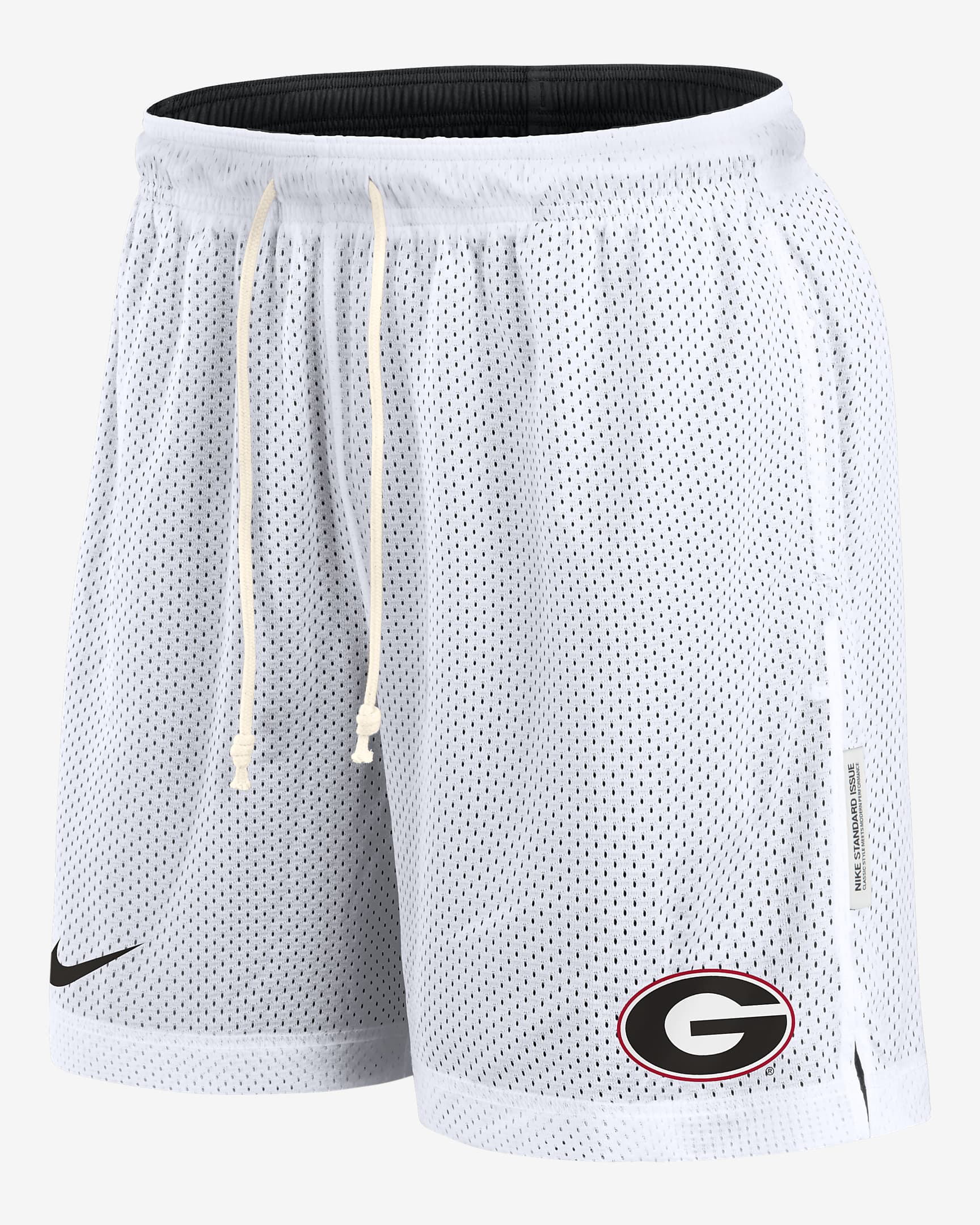 Georgia Bulldogs Primetime Reversible Men's Nike Dri-FIT College Shorts - White