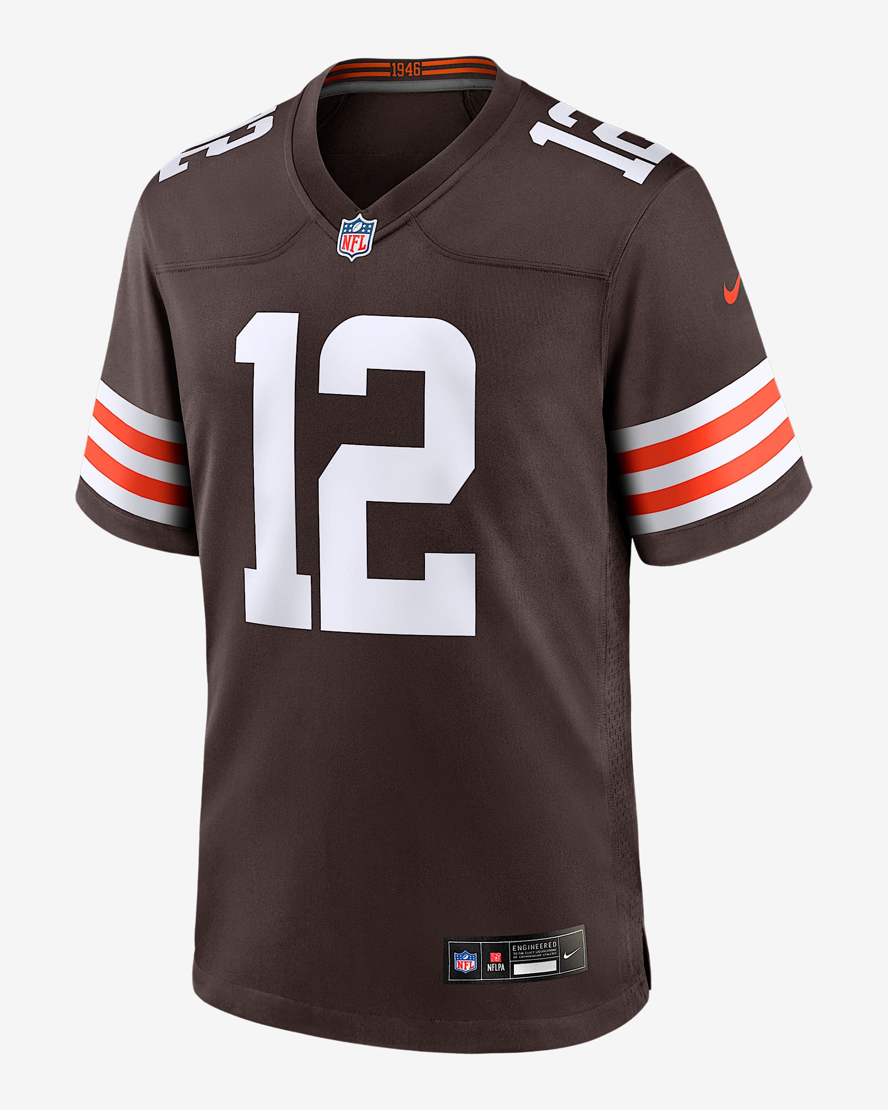 Shedeur Sanders Cleveland Browns 2025 NFL Draft Men's Nike NFL Game Jersey - Brown