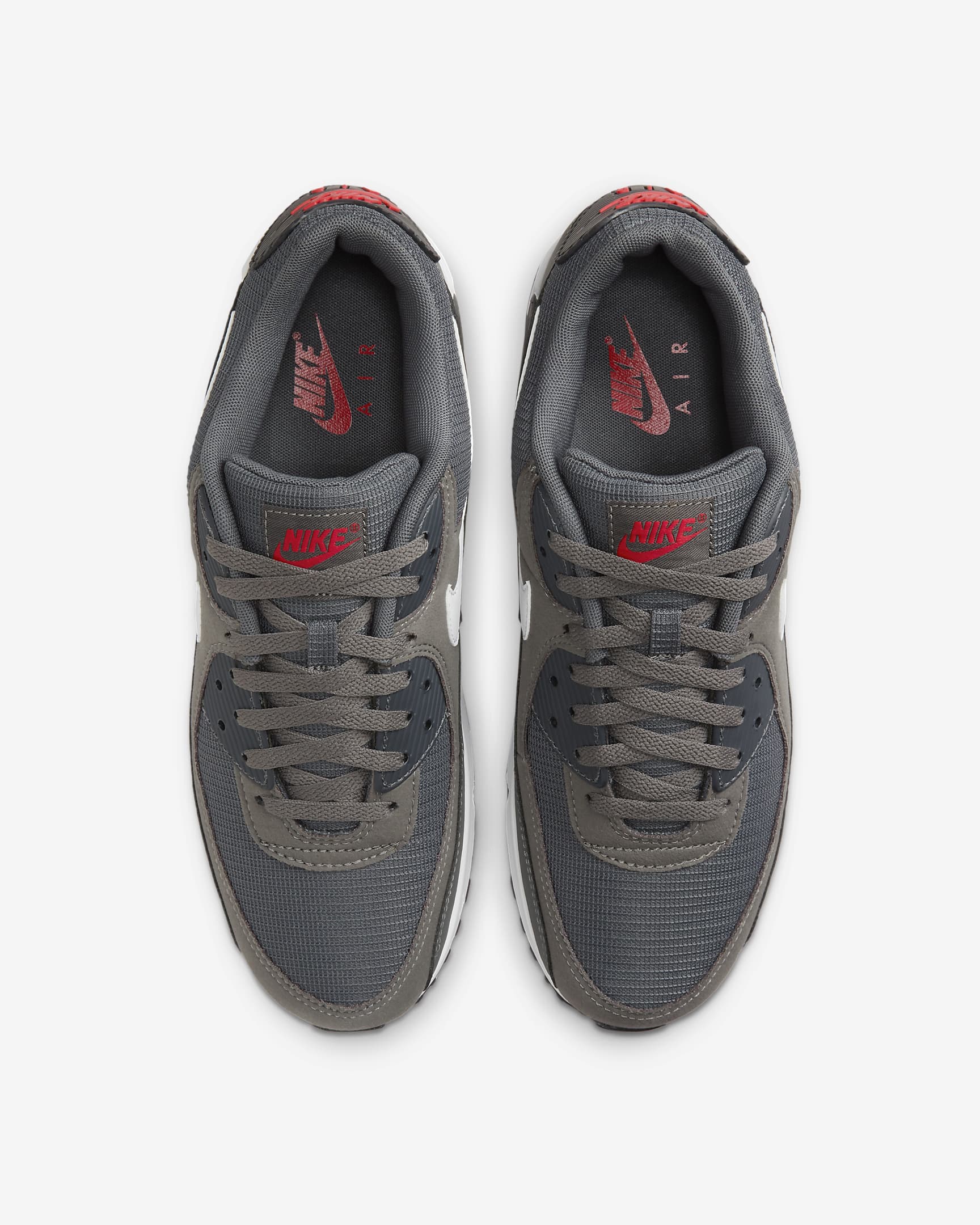 Chaussures Nike Air Max 90 pour Homme - Iron Grey/University Red/Anthracite/Blanc