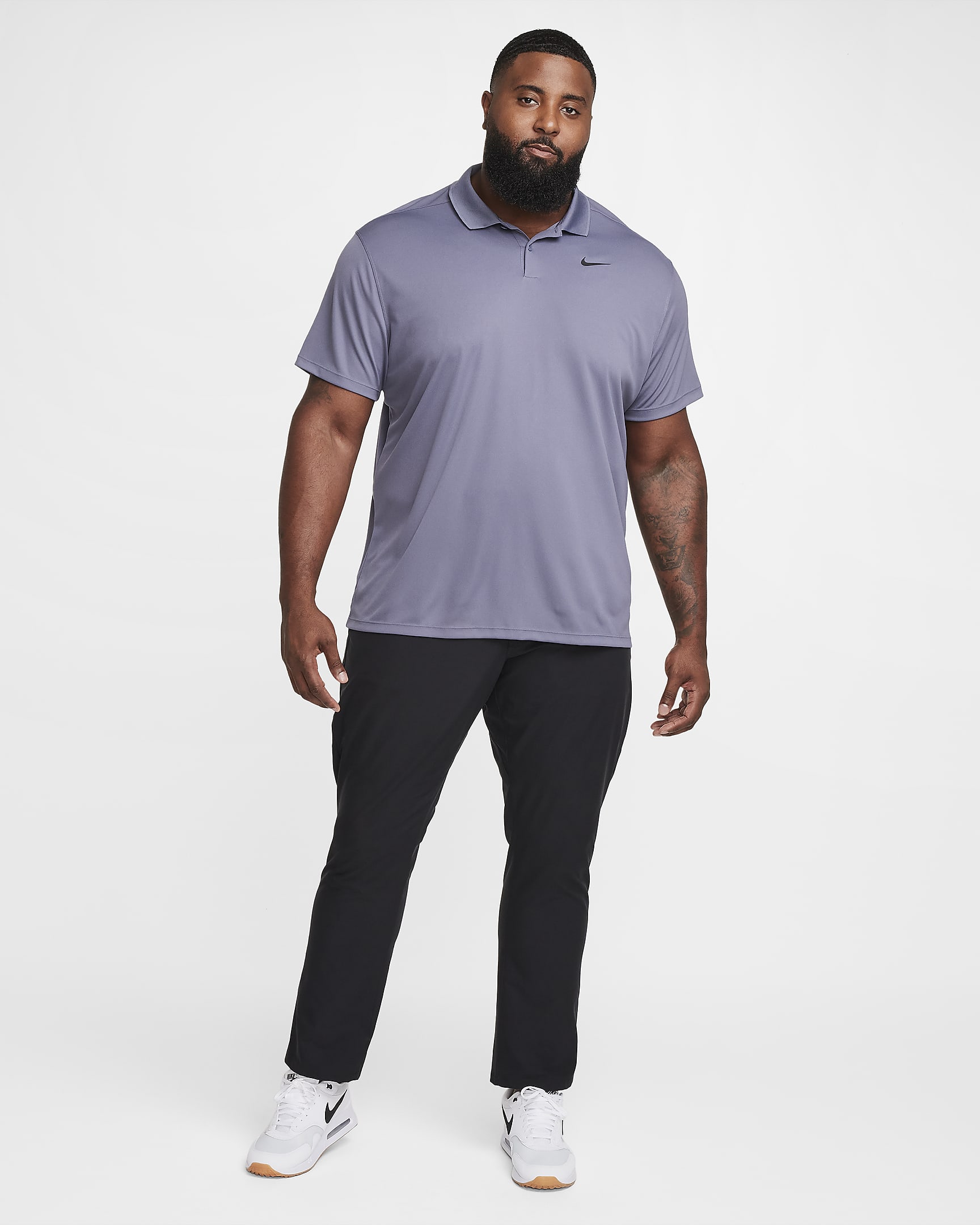 Nike Dri-FIT Victory Men's Golf Polo - Light Carbon/Black