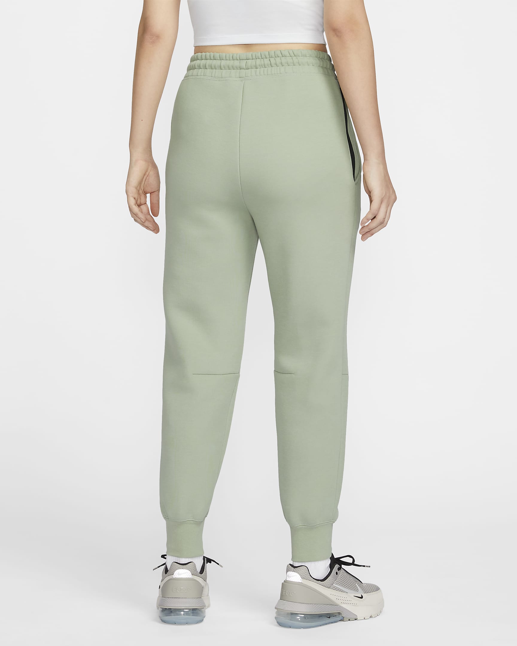 Nike Sportswear Tech Fleece Women's Mid-Rise Joggers - Jade Horizon/Black