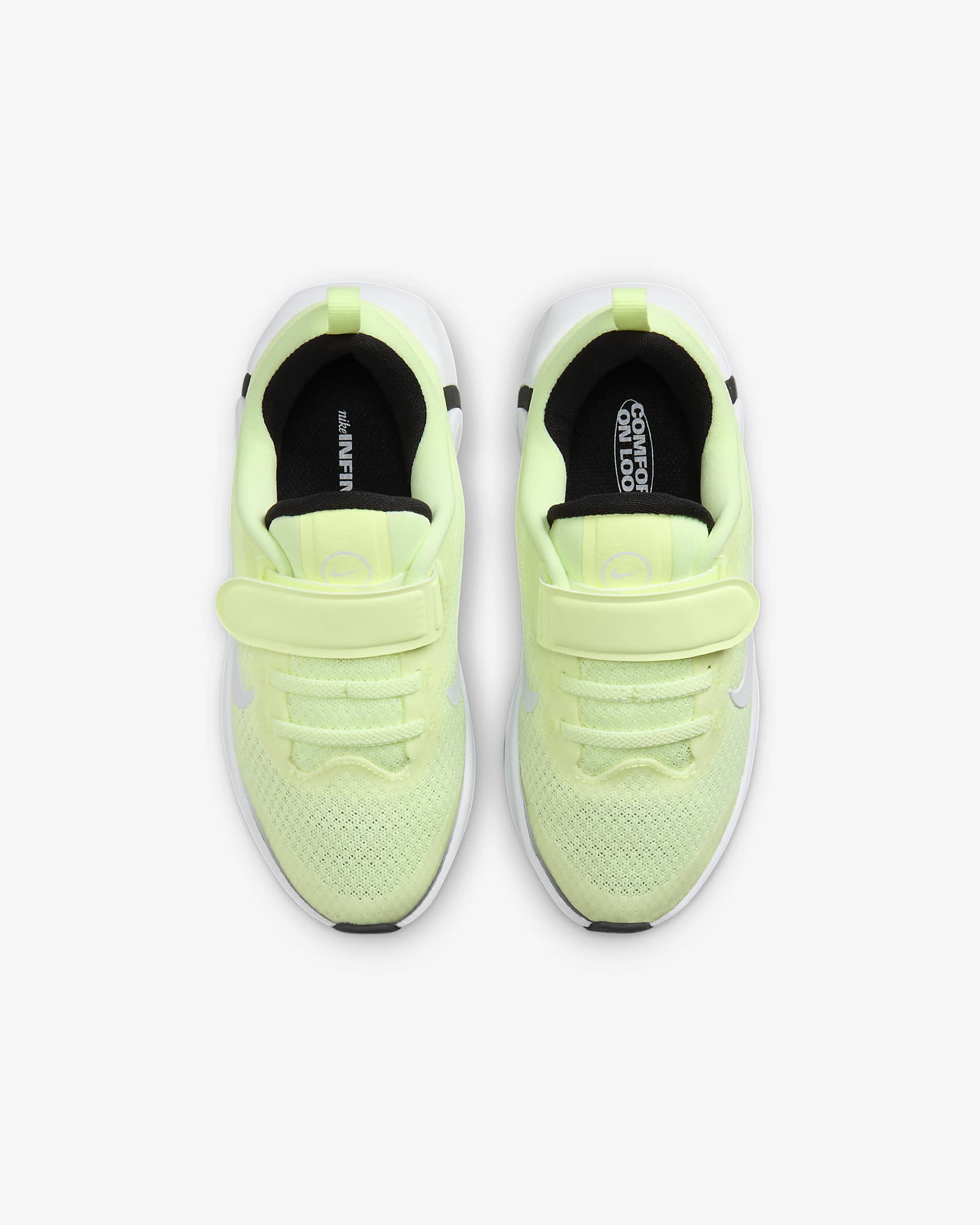 รองเท้าเด็กเล็ก Nike Infinity Flow - Barely Volt/ดำ/ขาว