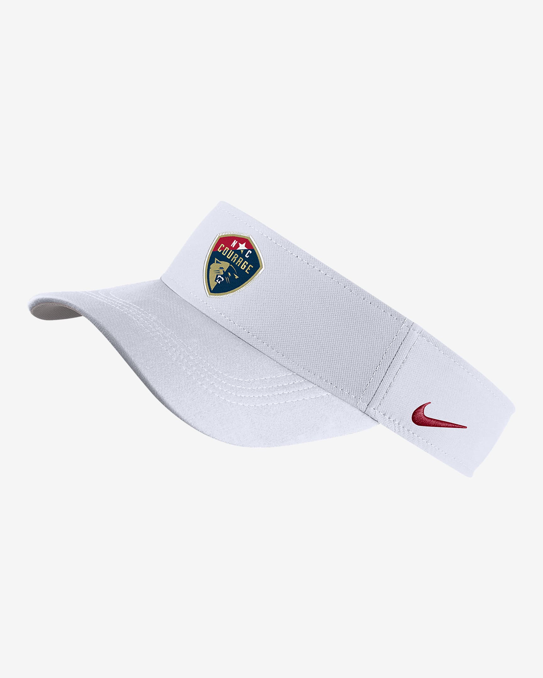 North Carolina Courage Nike Dri-FIT NWSL Visor - White