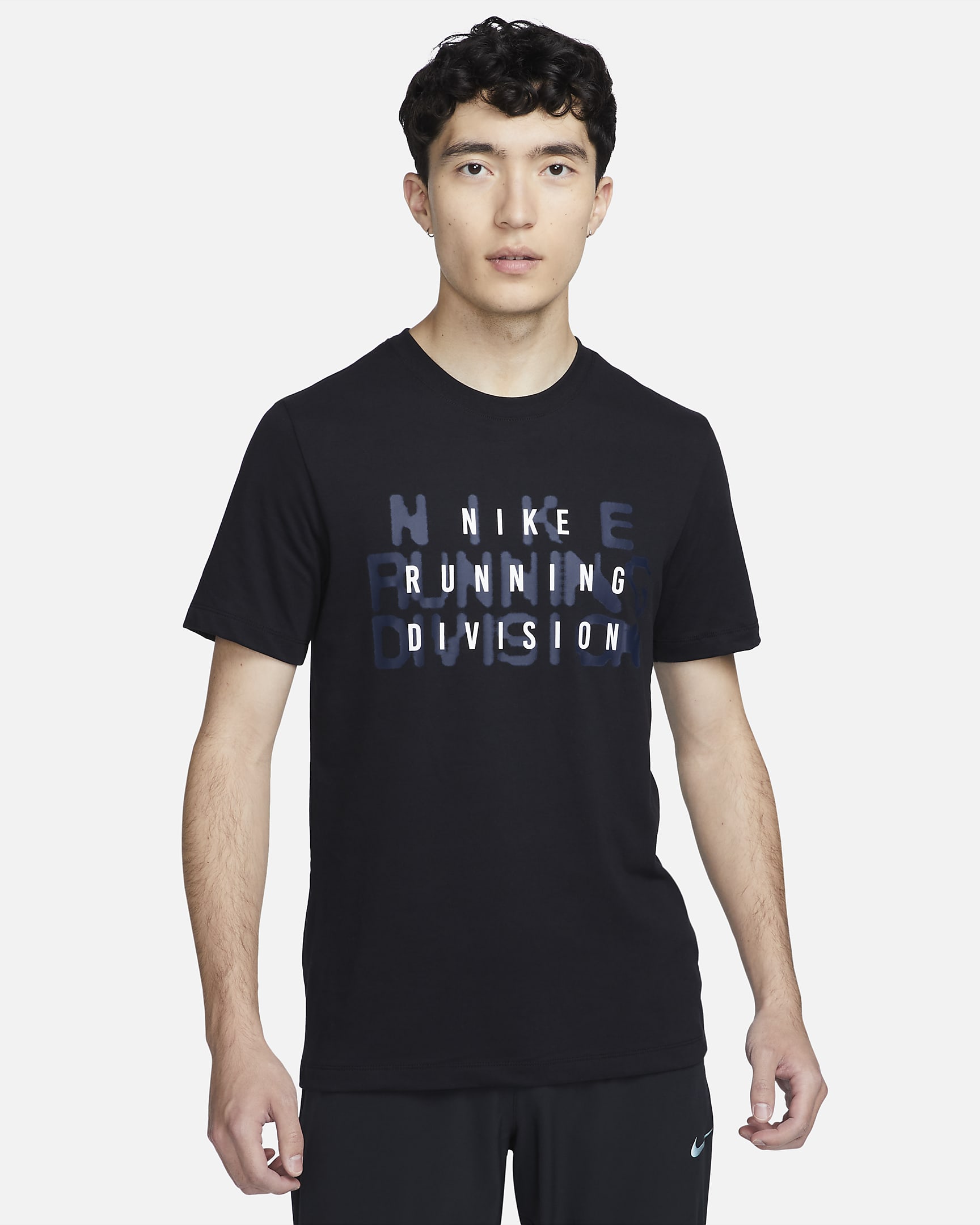 Nike Dri-FIT Run Division Men's Running T-Shirt - Black