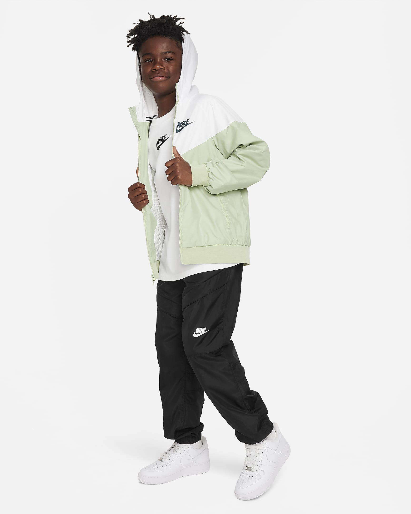 nike big boys windrunner