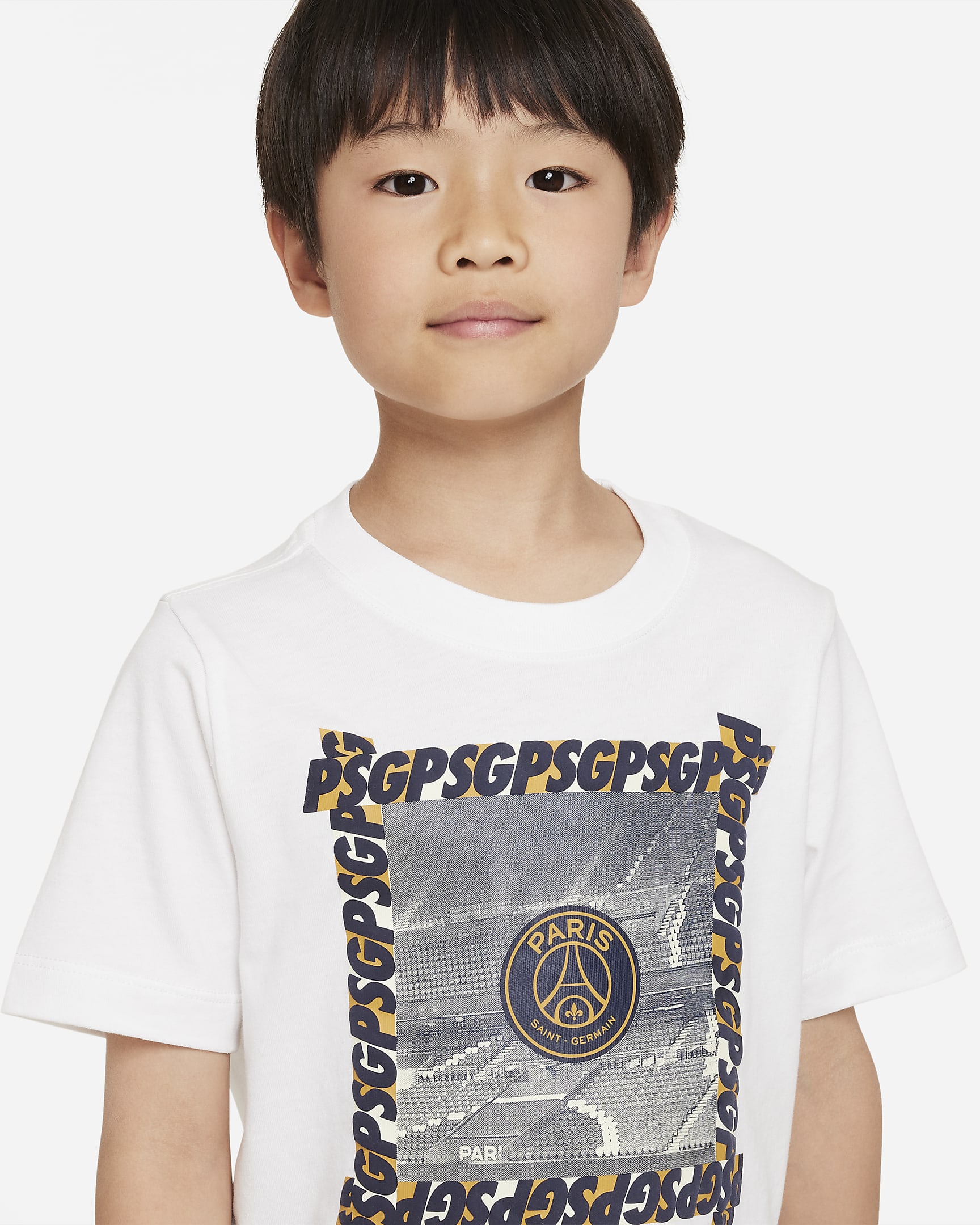 Paris SaintGermain Big Kids' Nike Soccer TShirt.