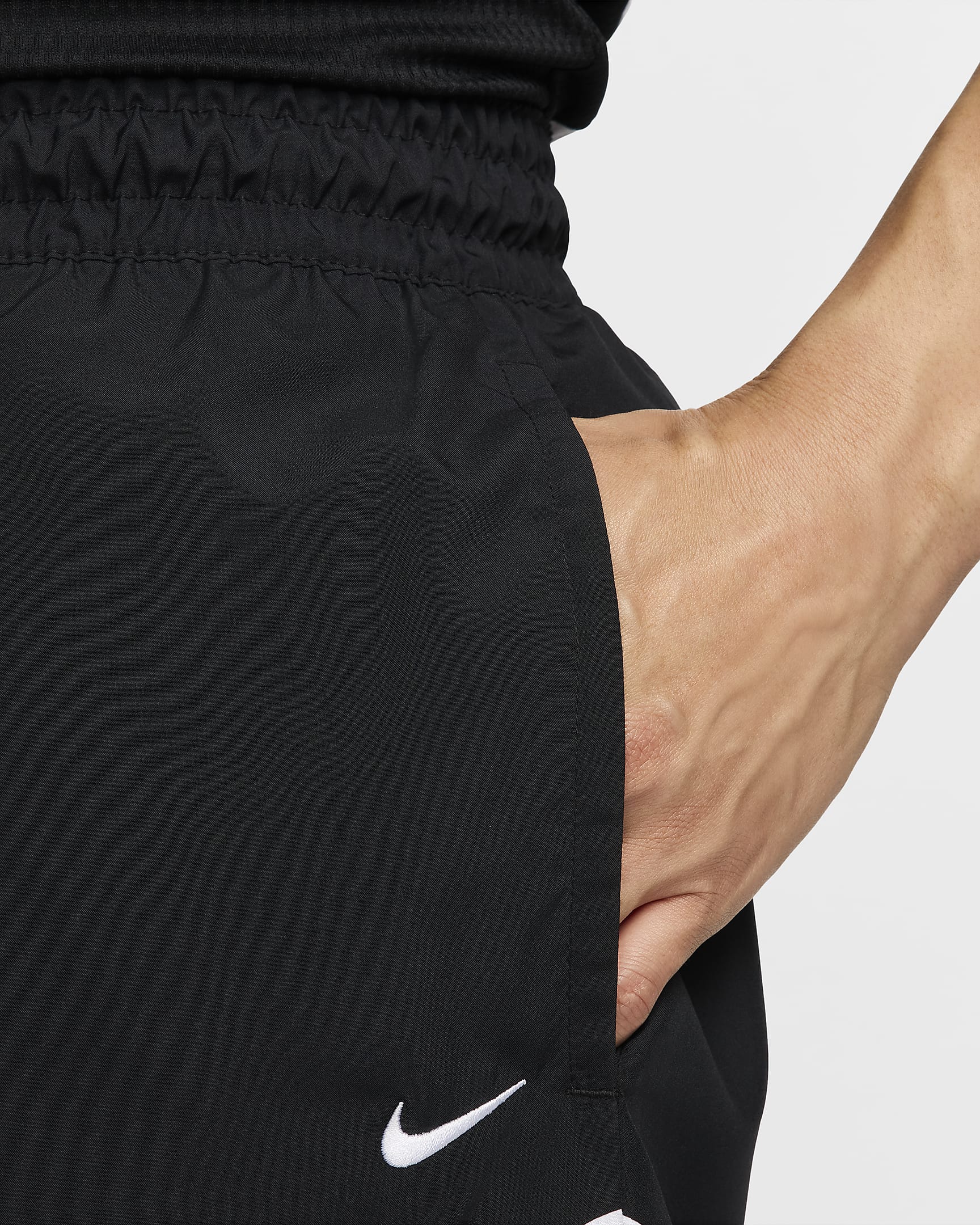 Nike Icon Men's 15cm (approx.) Dri-FIT Woven Basketball Shorts - Black/Black/White/White