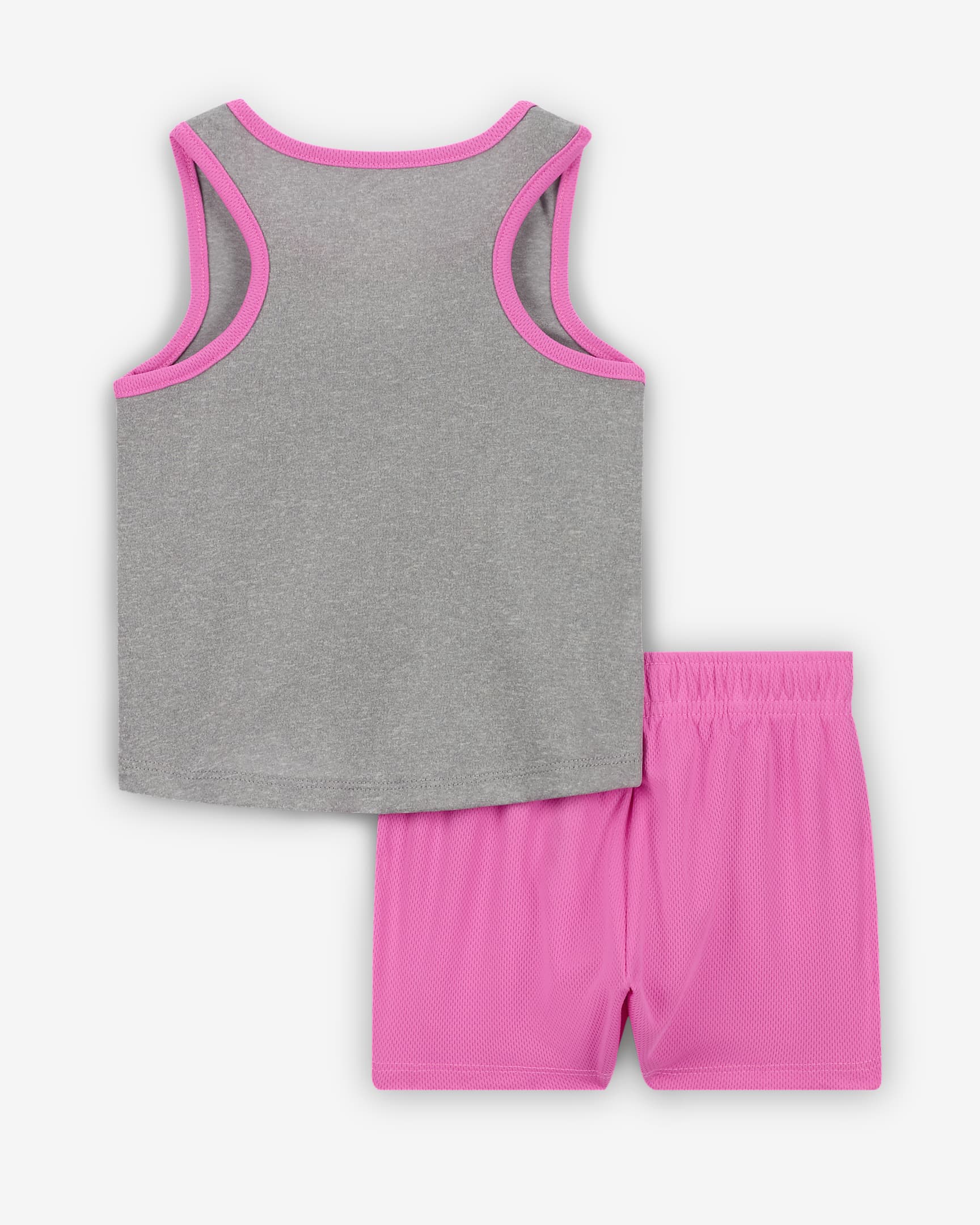 Conjunto de shorts de malla para bebé (12 a 24 meses) Nike Dri-FIT Happy Camper - Rosa alegre