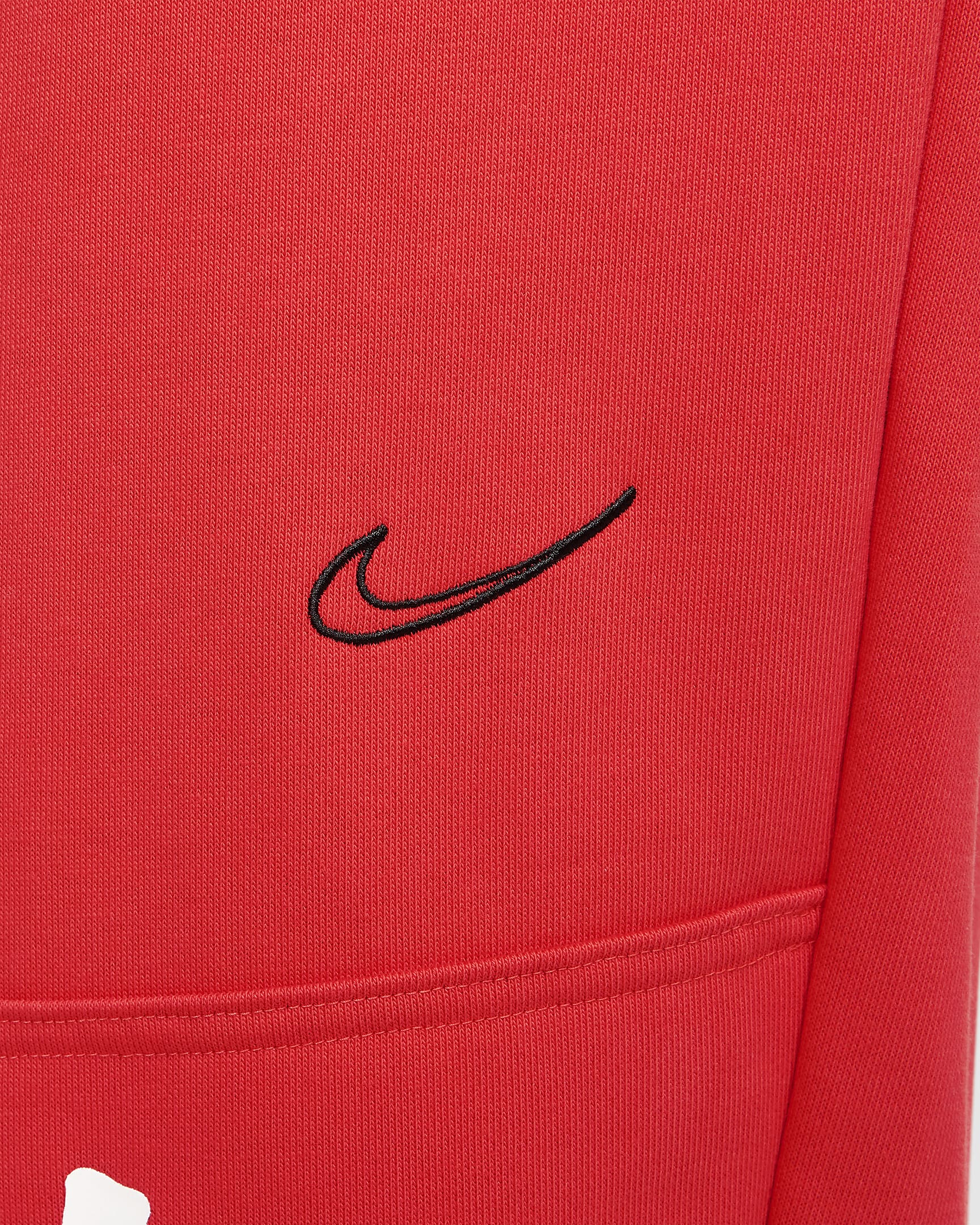 Nike Sportswear Breaking Pantalón oversize de talle medio y tejido French terry - Mujer - Carmesí claro