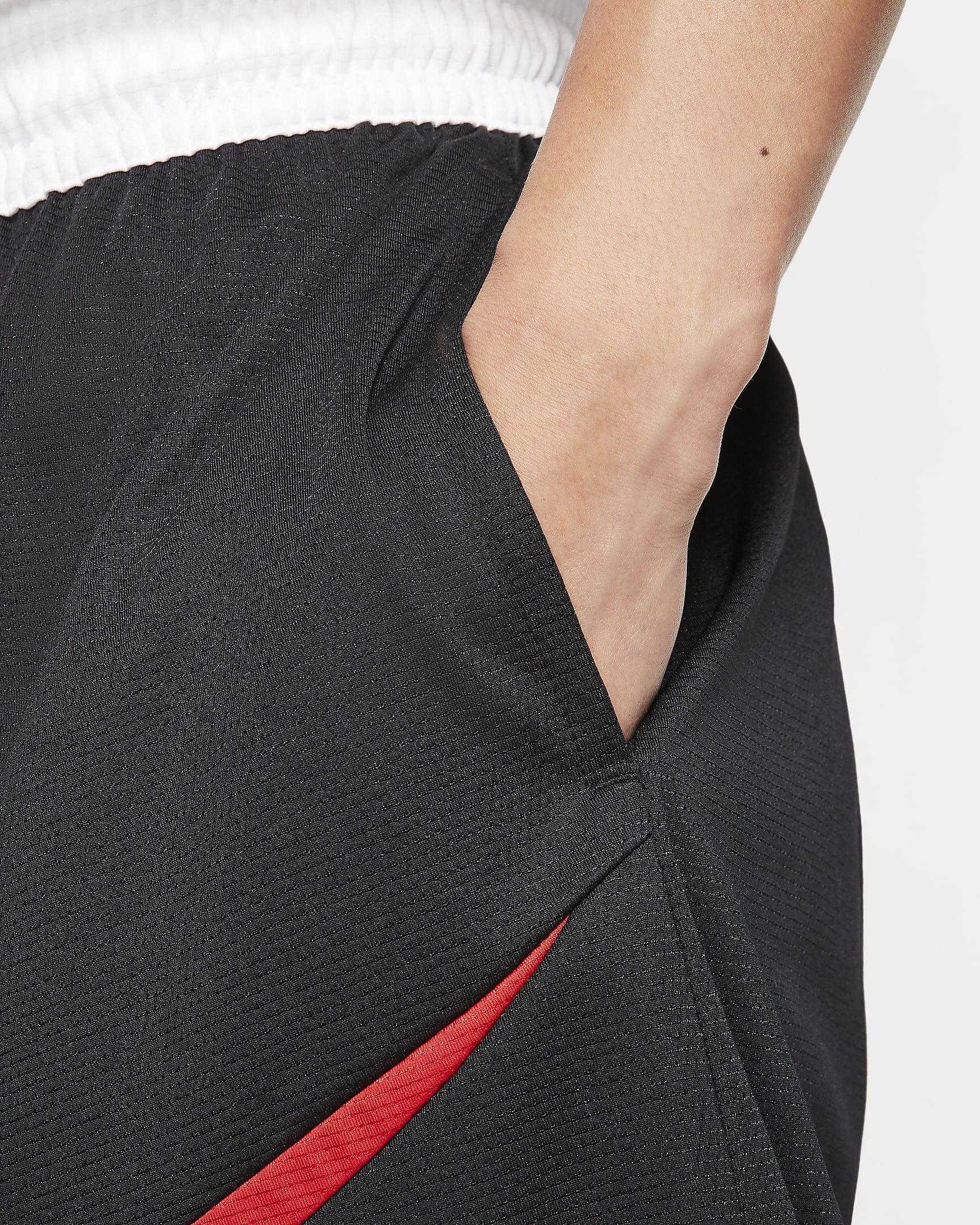 Nike Dri-FIT Basketball Shorts - Black/University Red