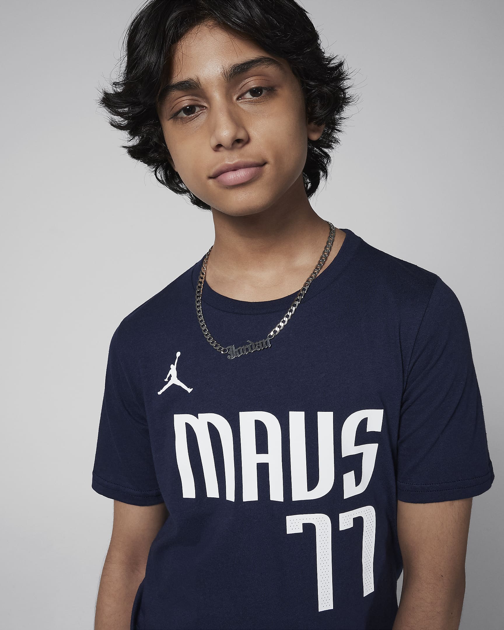 Dallas Mavericks Statement Edition Jordan Nba S Póló Nagyobb Gyerekeknek Nike Hu 