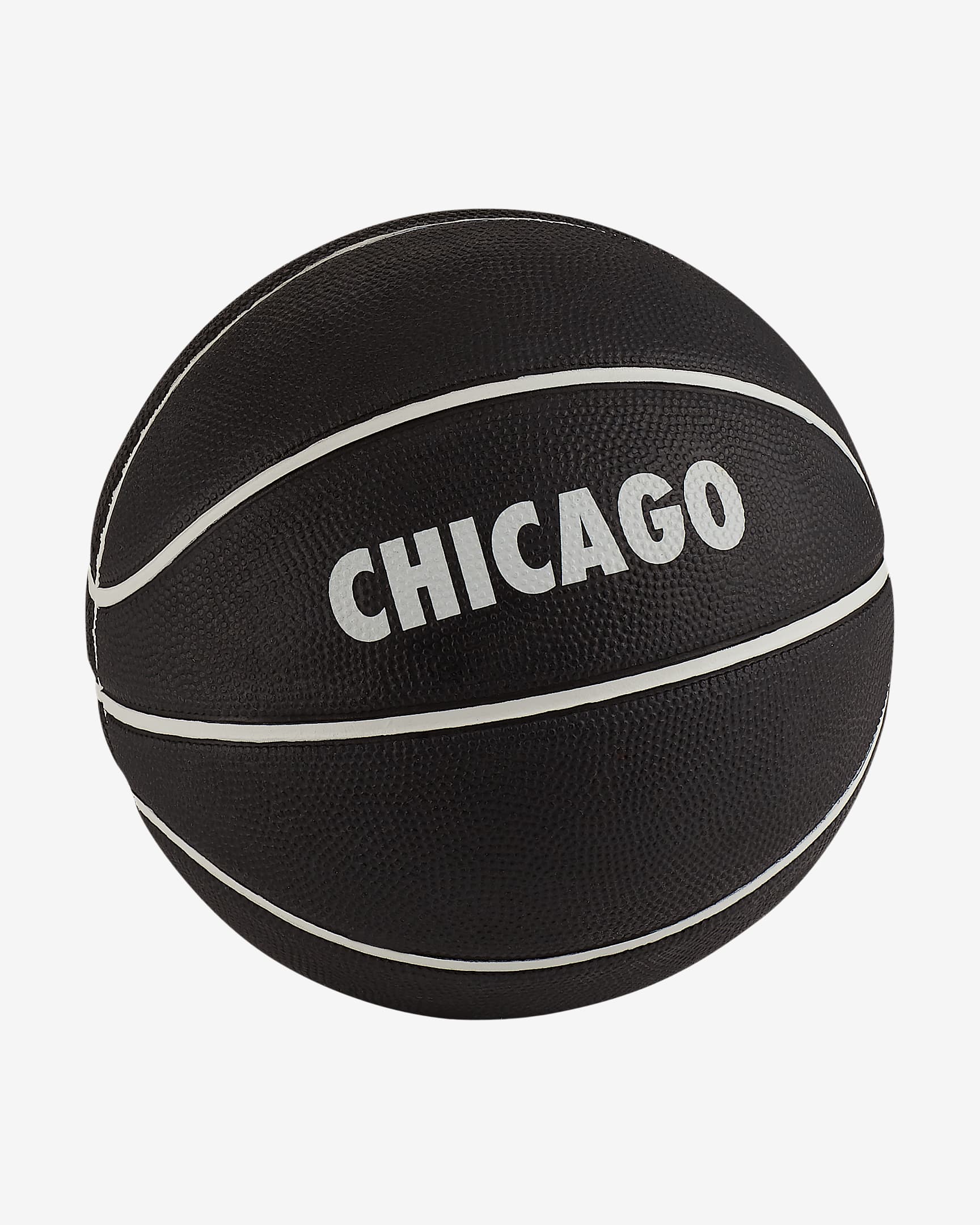 Balón de básquetbol (tamaño 3) Nike Skills Chicago - Negro/Blanco/Blanco