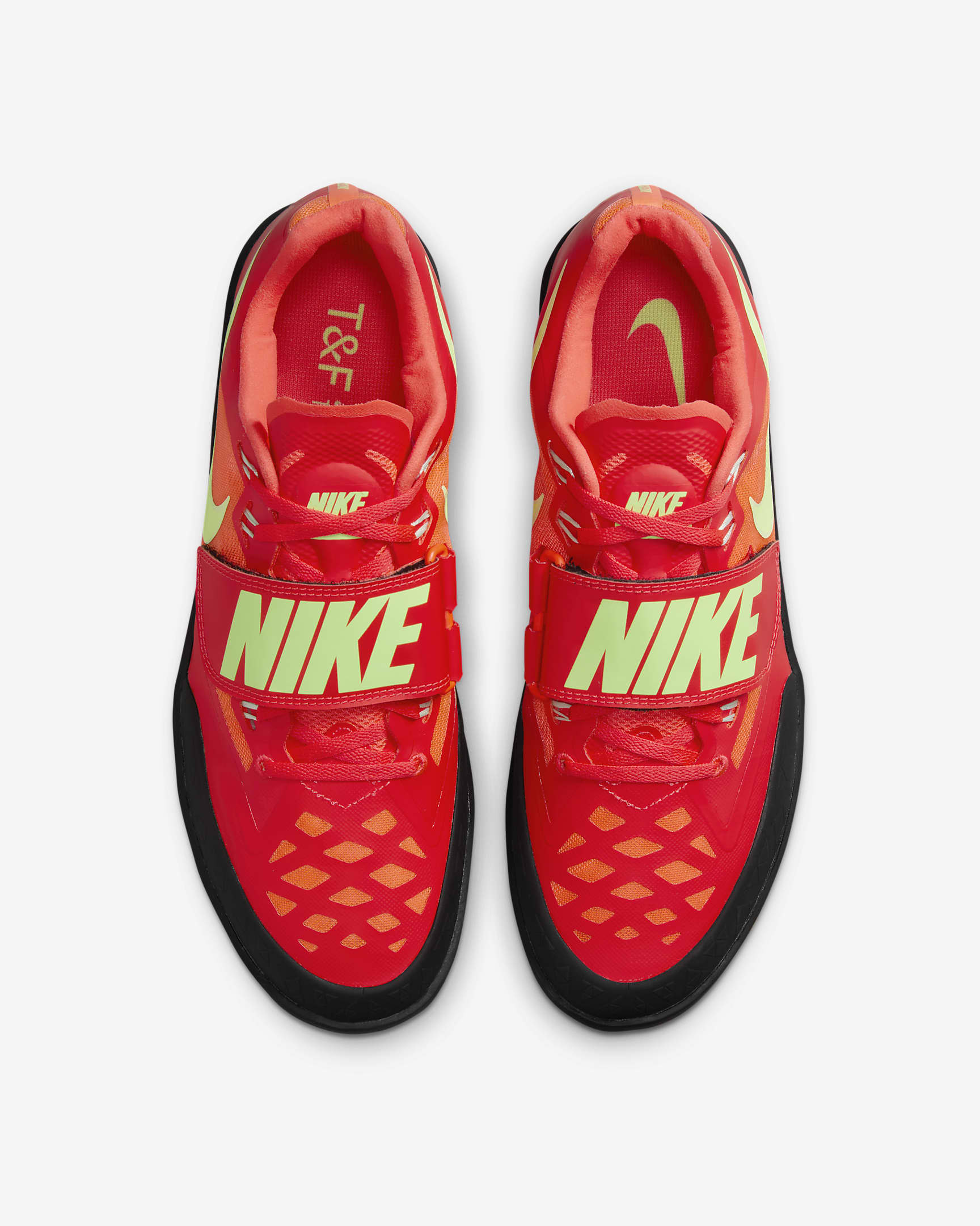 Nike Zoom SD 4 Track & Field Throwing Shoes - Bright Crimson/Hyper Orange/Lime Blast/Washed Coral