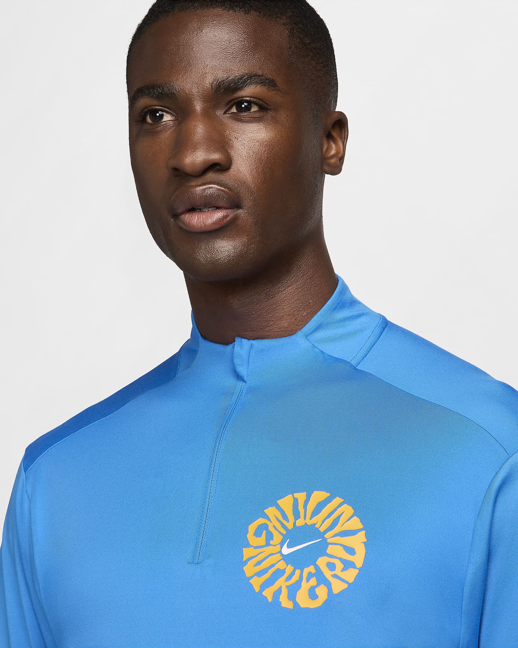 Haut de running à 1/4 de zip Dri-FIT Nike Run Energy pour homme - Light Photo Blue/Summit White