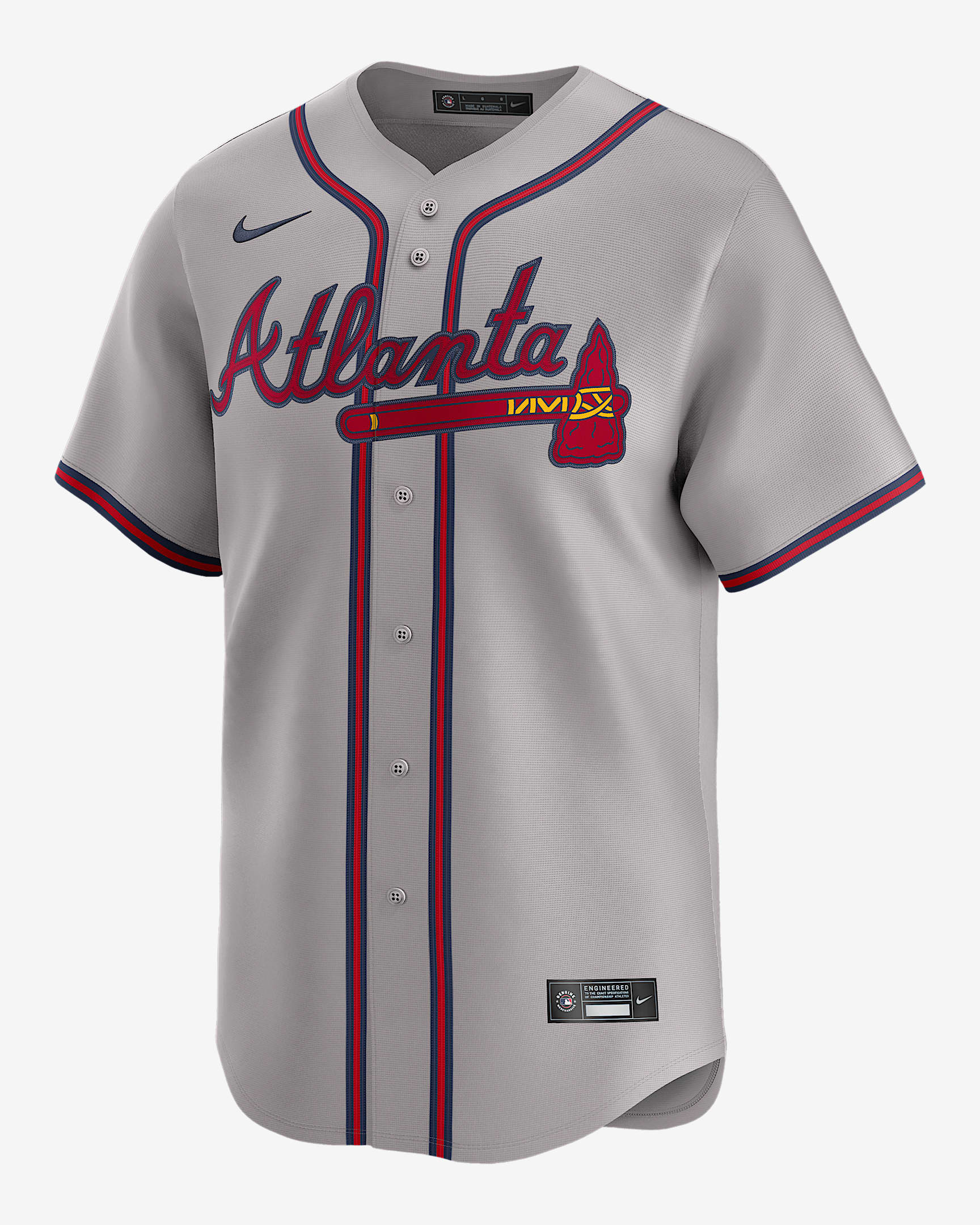 Ronald Acuña Jr. Atlanta Braves Men's Nike Dri-FIT ADV MLB Limited Jersey - Grey