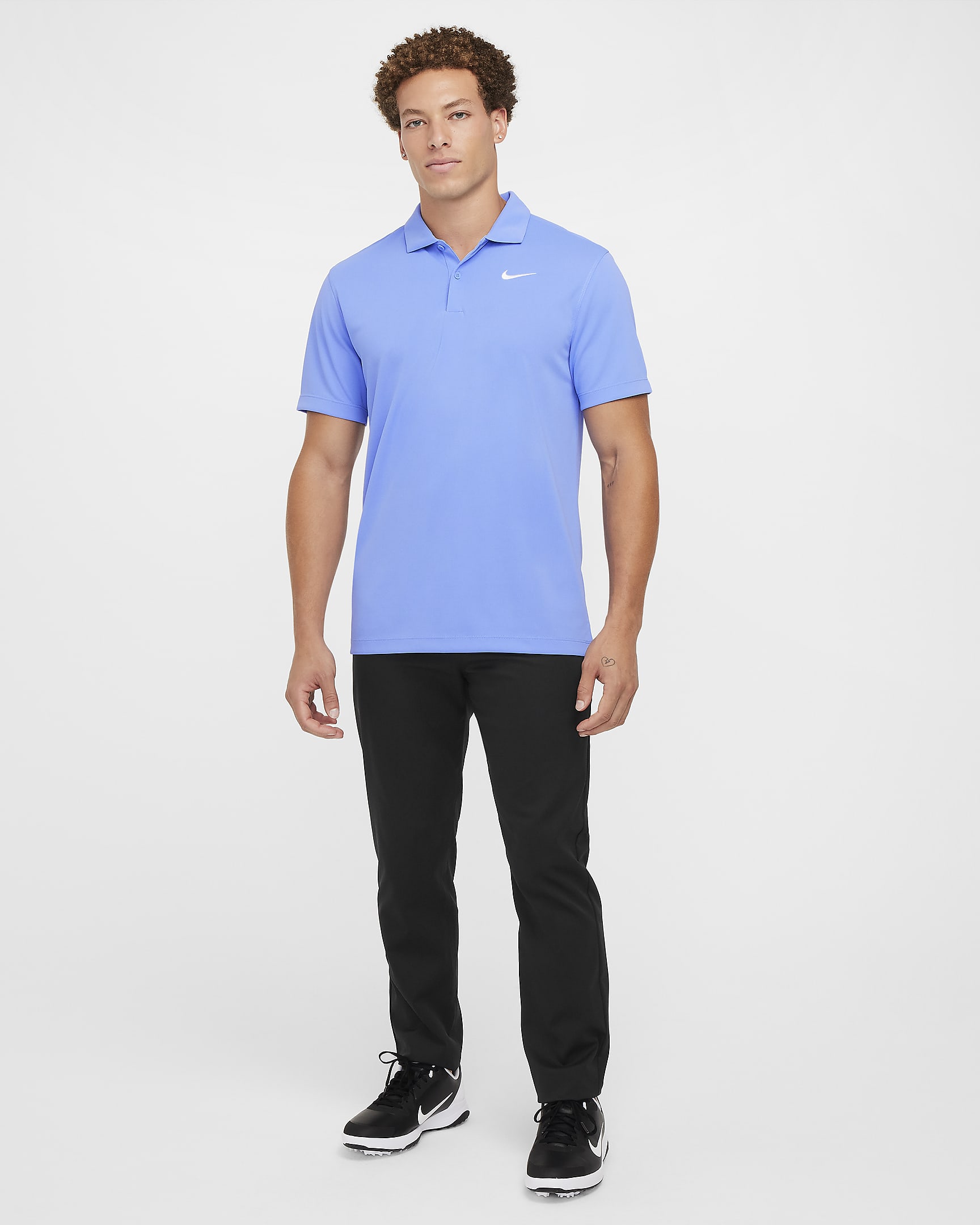 NikeCourt Dri-FIT Men's Tennis Polo - Royal Pulse/White