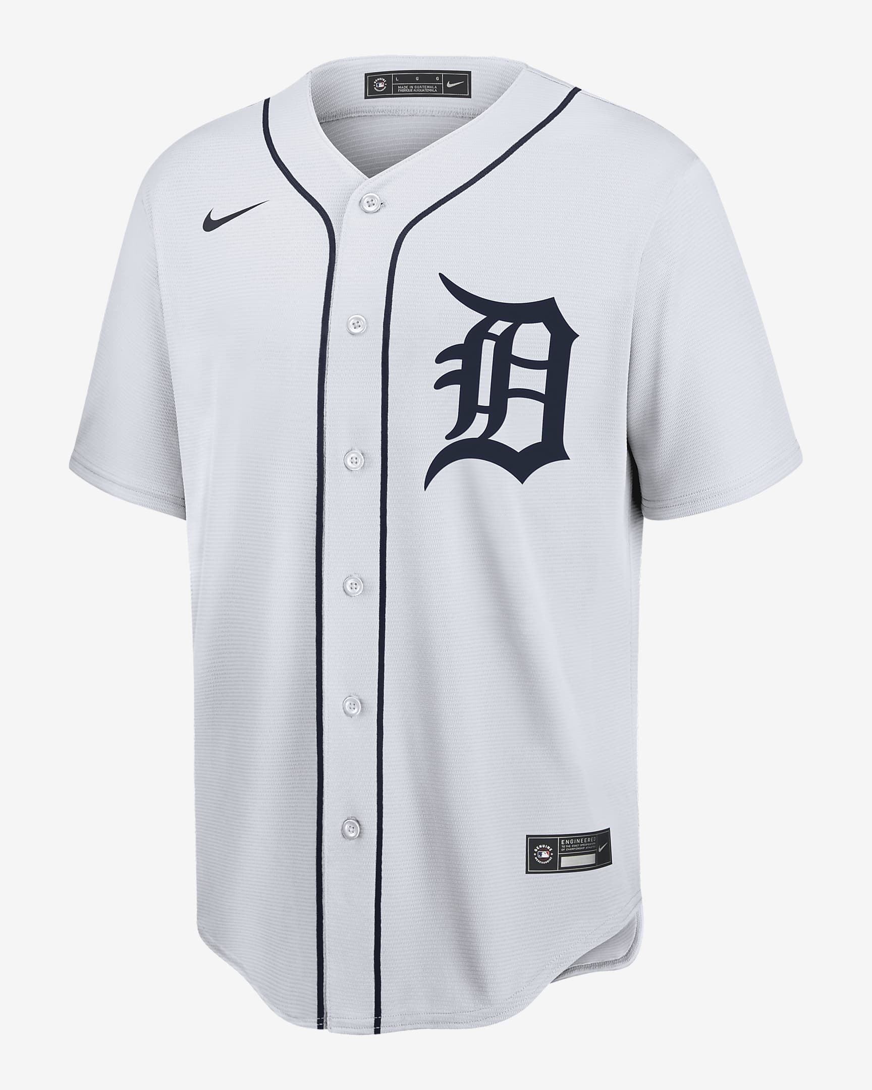 Camiseta de béisbol Replica para hombre MLB Detroit Tigers - Blanco