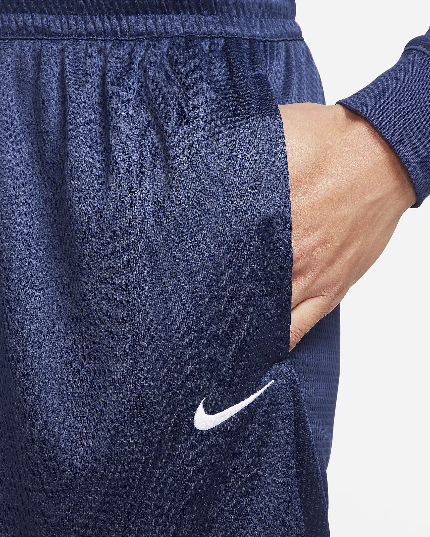 Nike Icon Dri-FIT-basketshorts til herre (28 cm) - Midnight Navy/Midnight Navy/Hvit