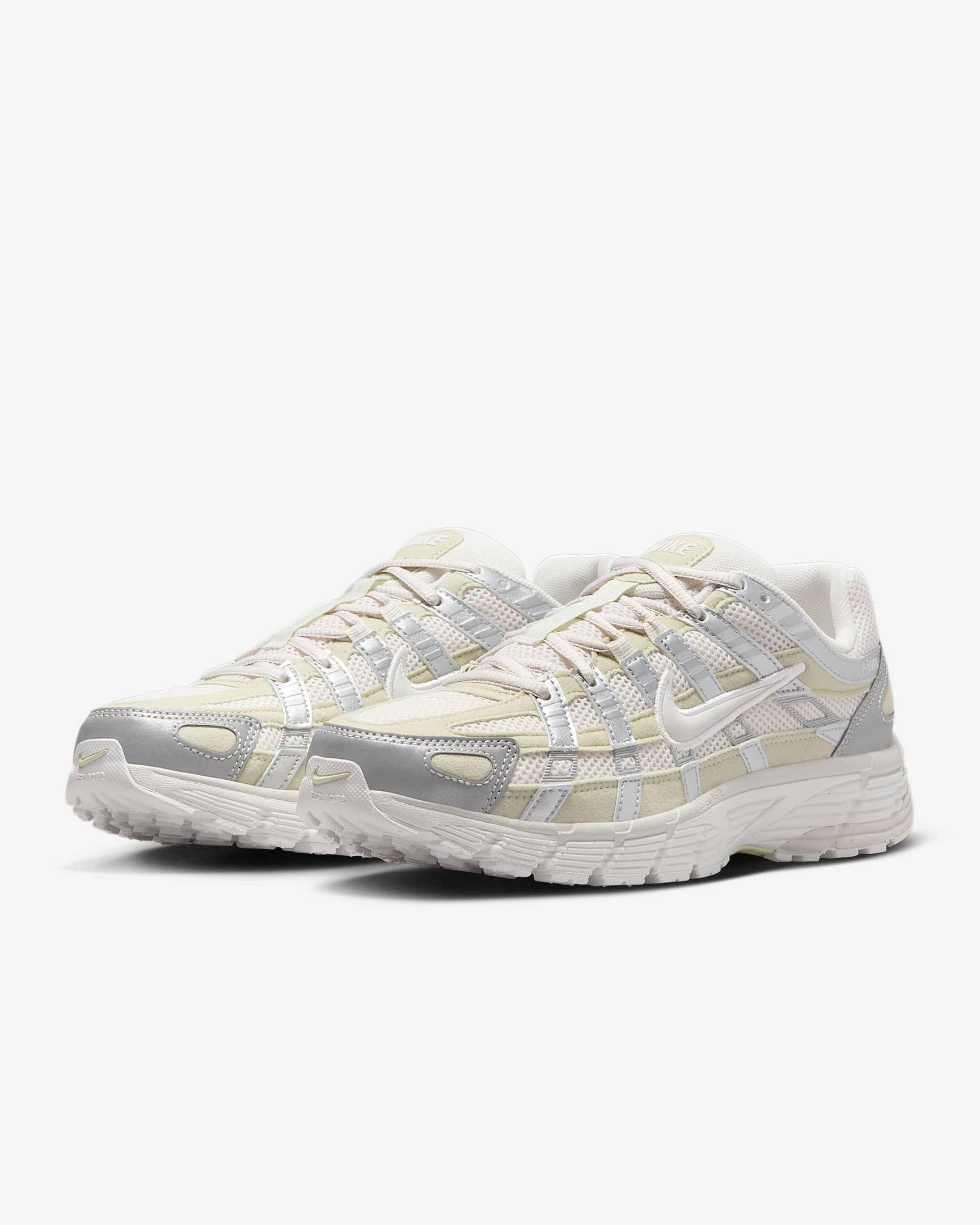 Nike P-6000 Women's Shoes - Phantom/Olive Aura/Metallic Silver/Light Smoke Grey