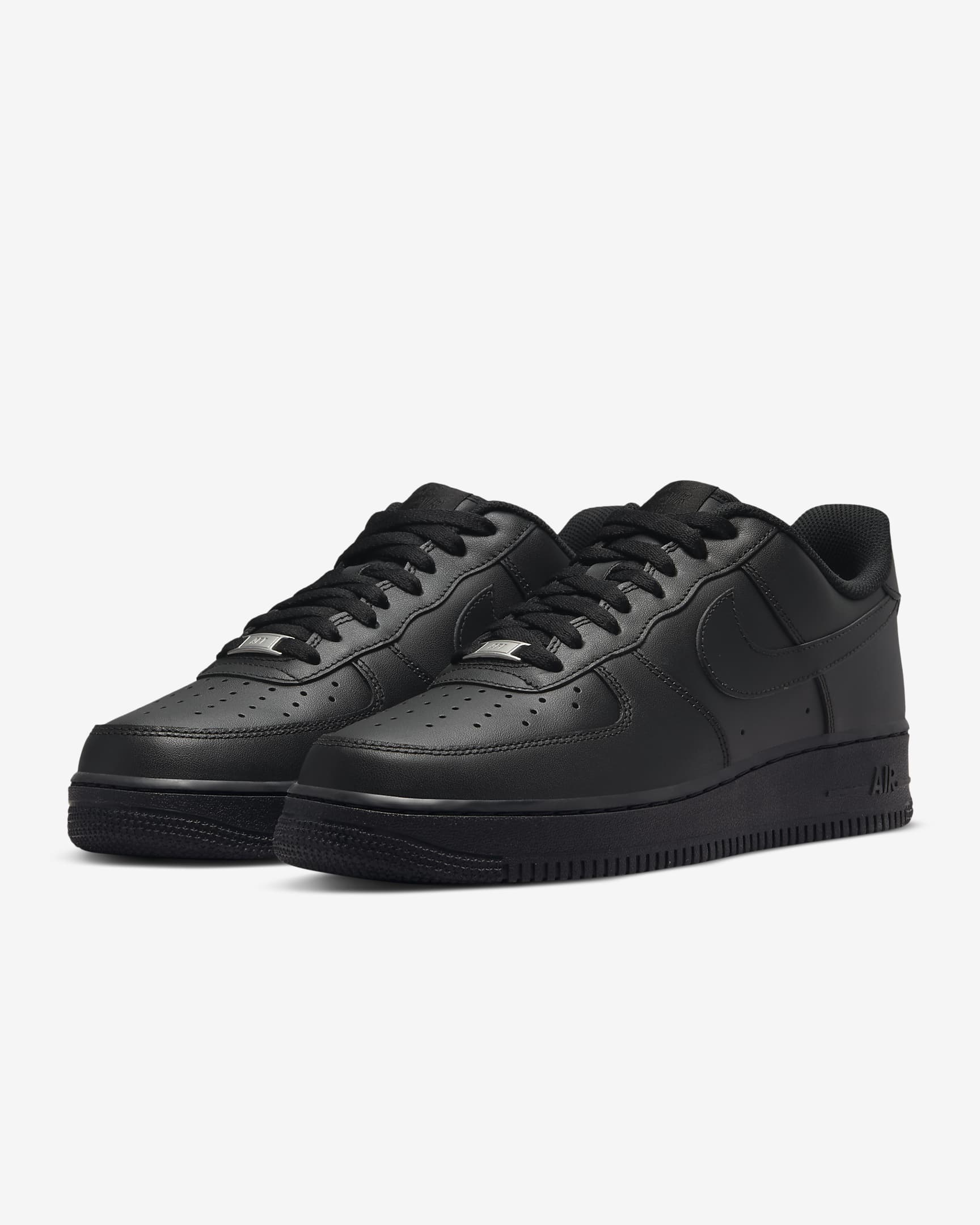 Nike Air Force 1 '07 sko til herre - Svart/Svart