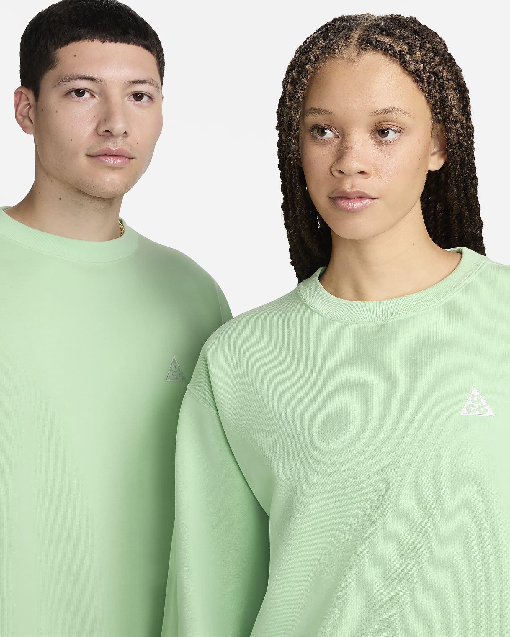 Nike ACG Therma-FIT Fleece Crew - Vapour Green/Summit White