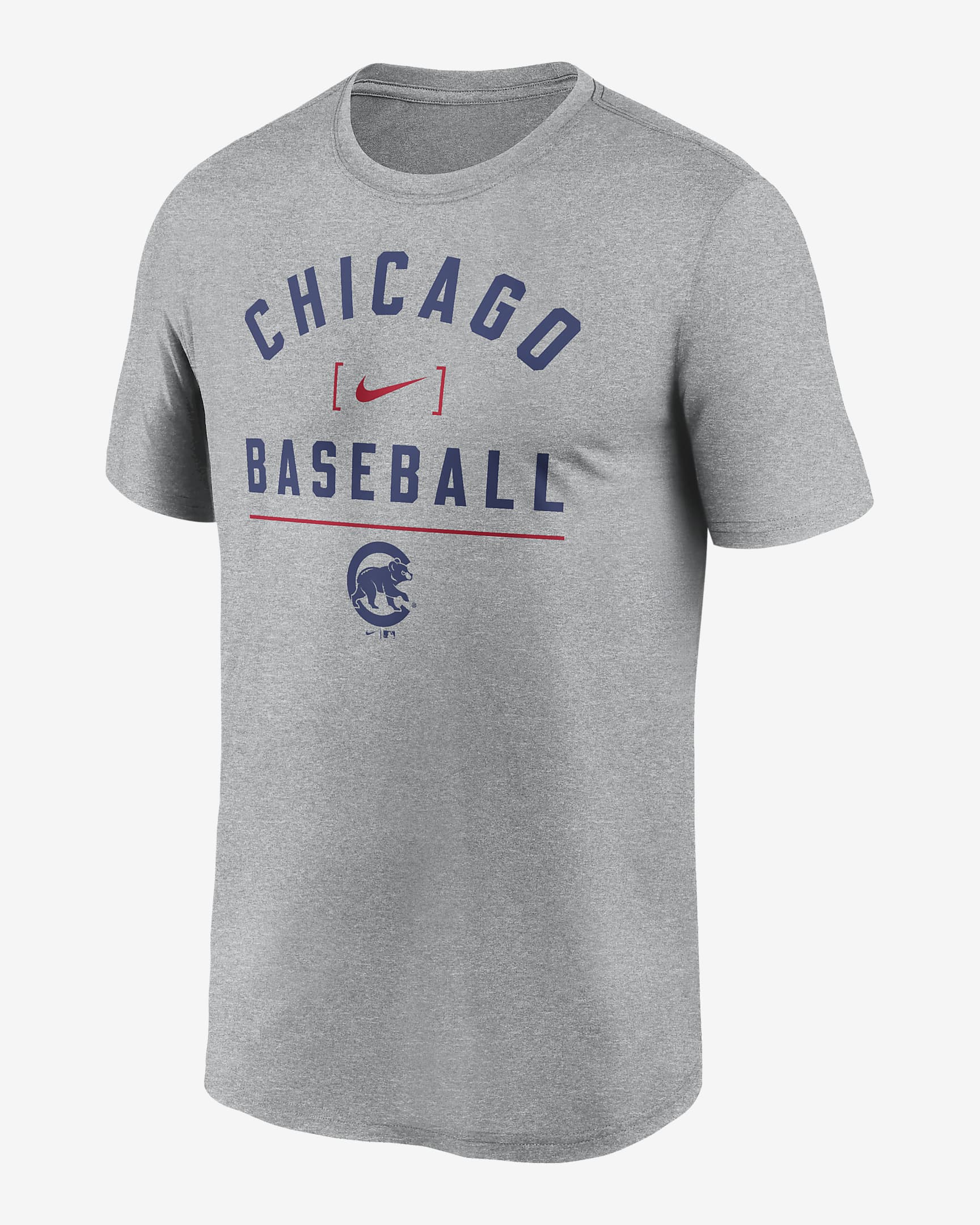 Chicago Cubs Arch Baseball Stack Men's Nike Dri-FIT MLB T-Shirt. Nike.com