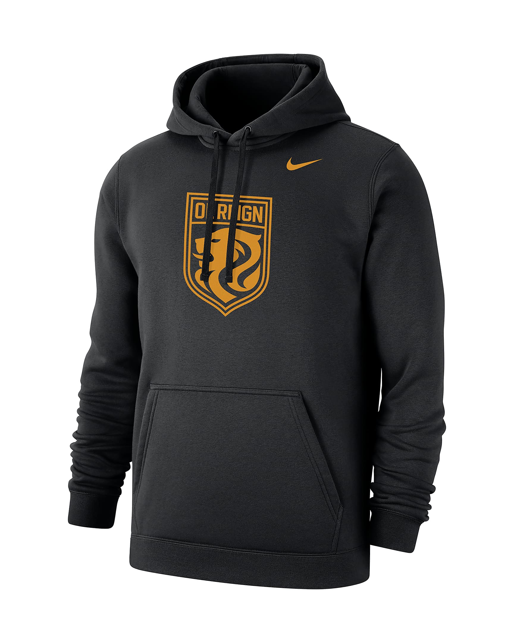 OL Reign Club Fleece Men's Nike Soccer Hoodie - Black