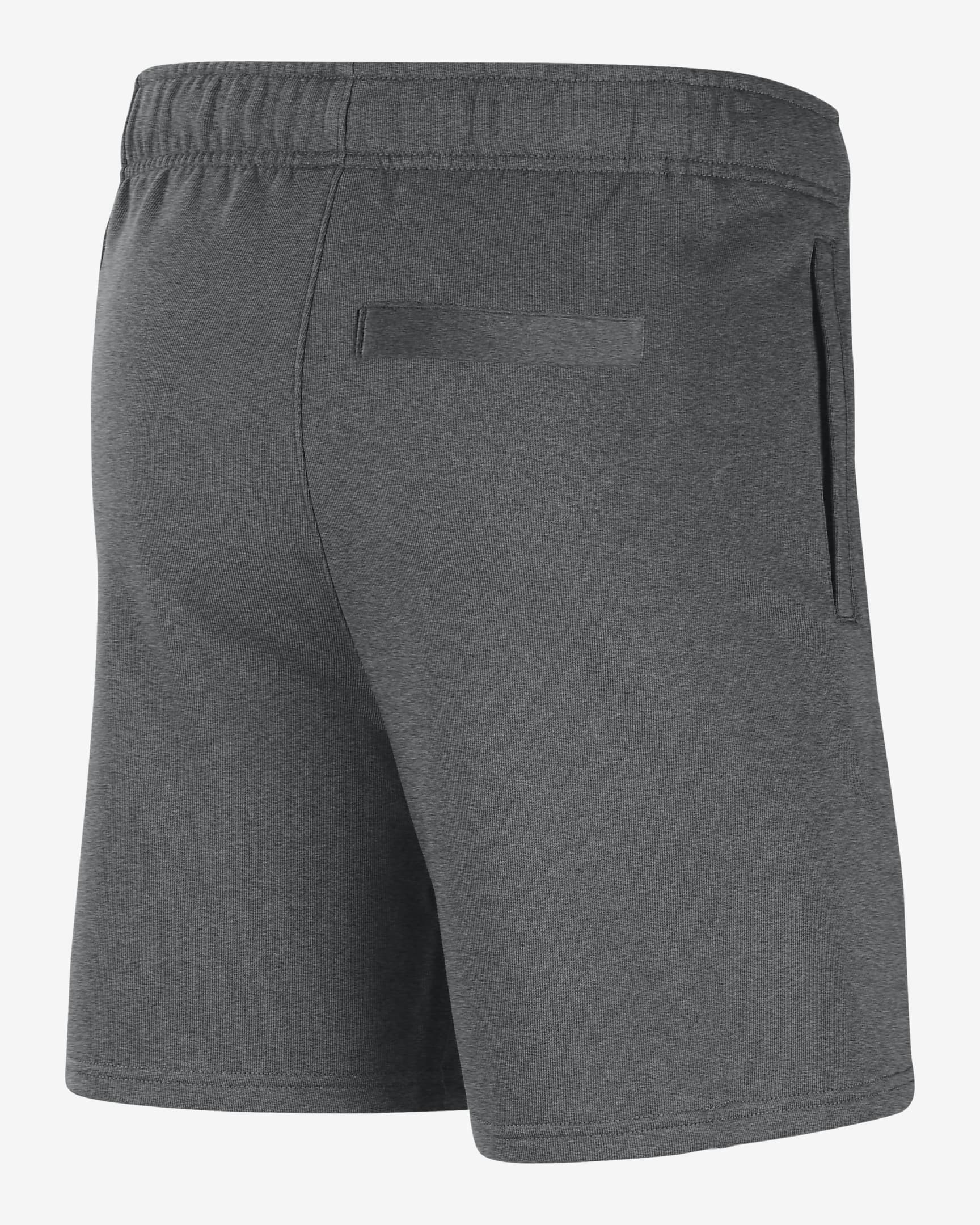 Oregon Men's Nike College Fleece Shorts - Iron Grey/Heather/Black/White