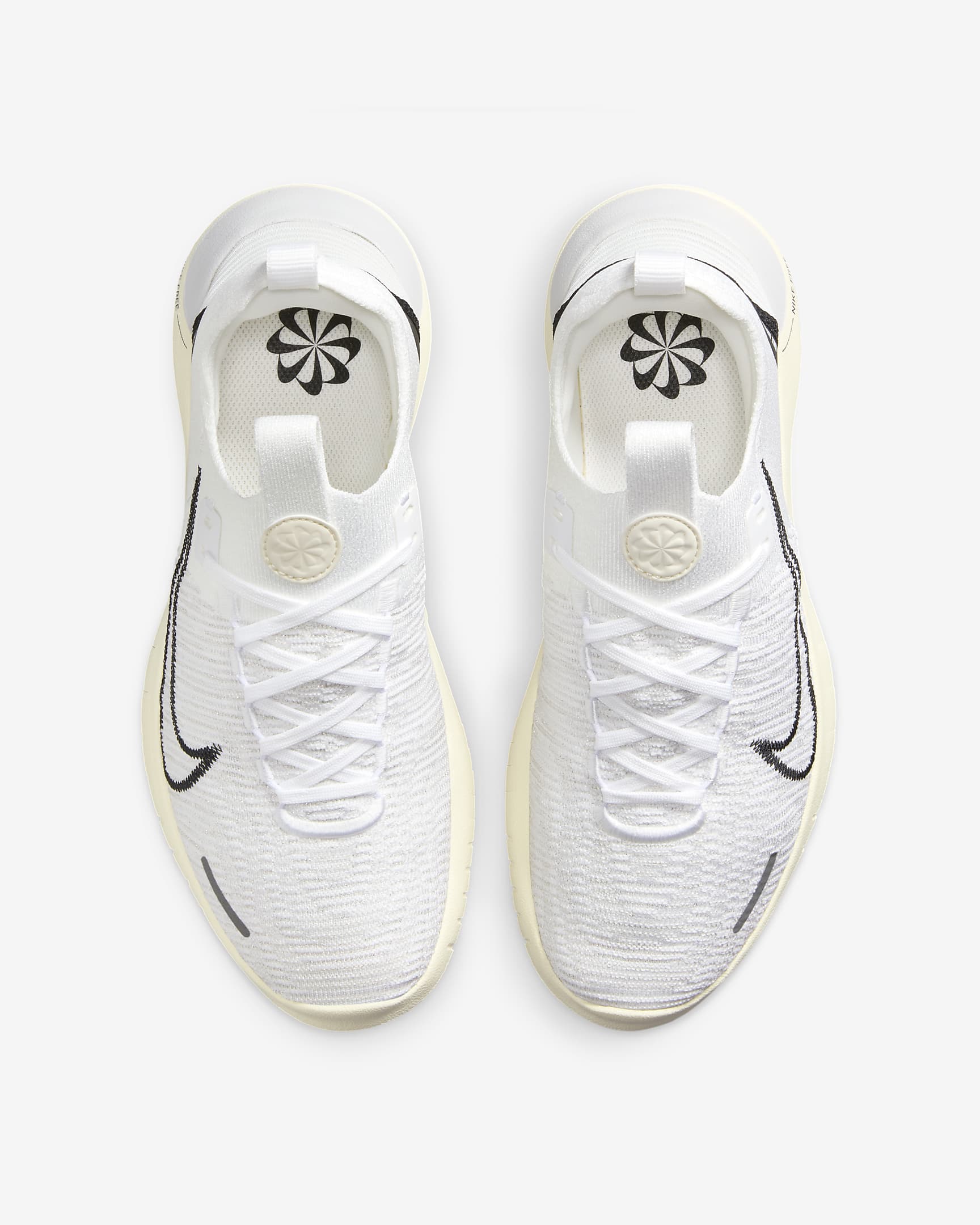 Nike Free RN NN hardloopschoenen voor dames (straat) - Wit/Coconut Milk/Photon Dust/Zwart