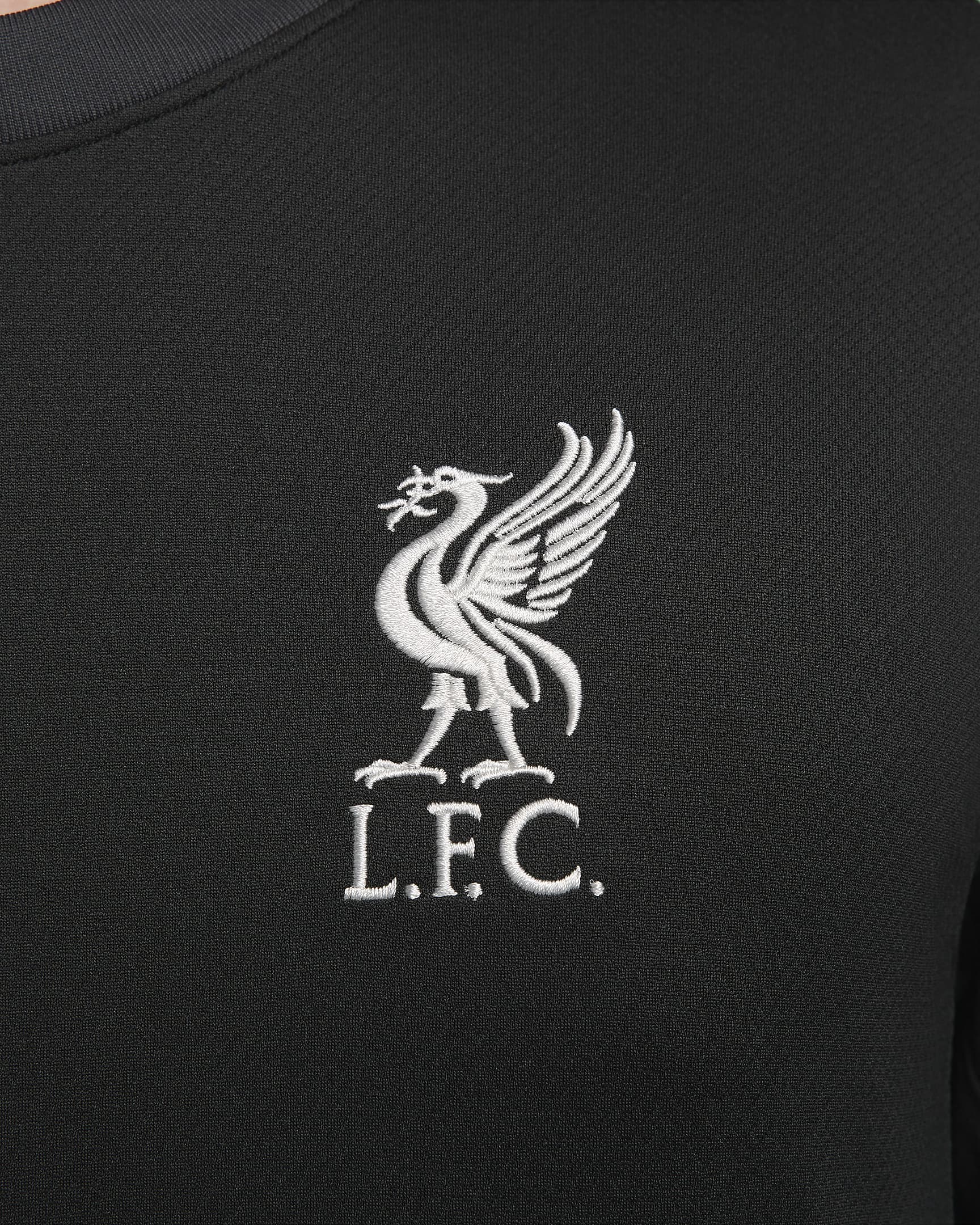 เสื้อแข่งฟุตบอล Replica ผู้ชาย Nike Dri-FIT Liverpool FC 2024/25 Stadium Away - ดำ/Anthracite/Washed Teal/Sail